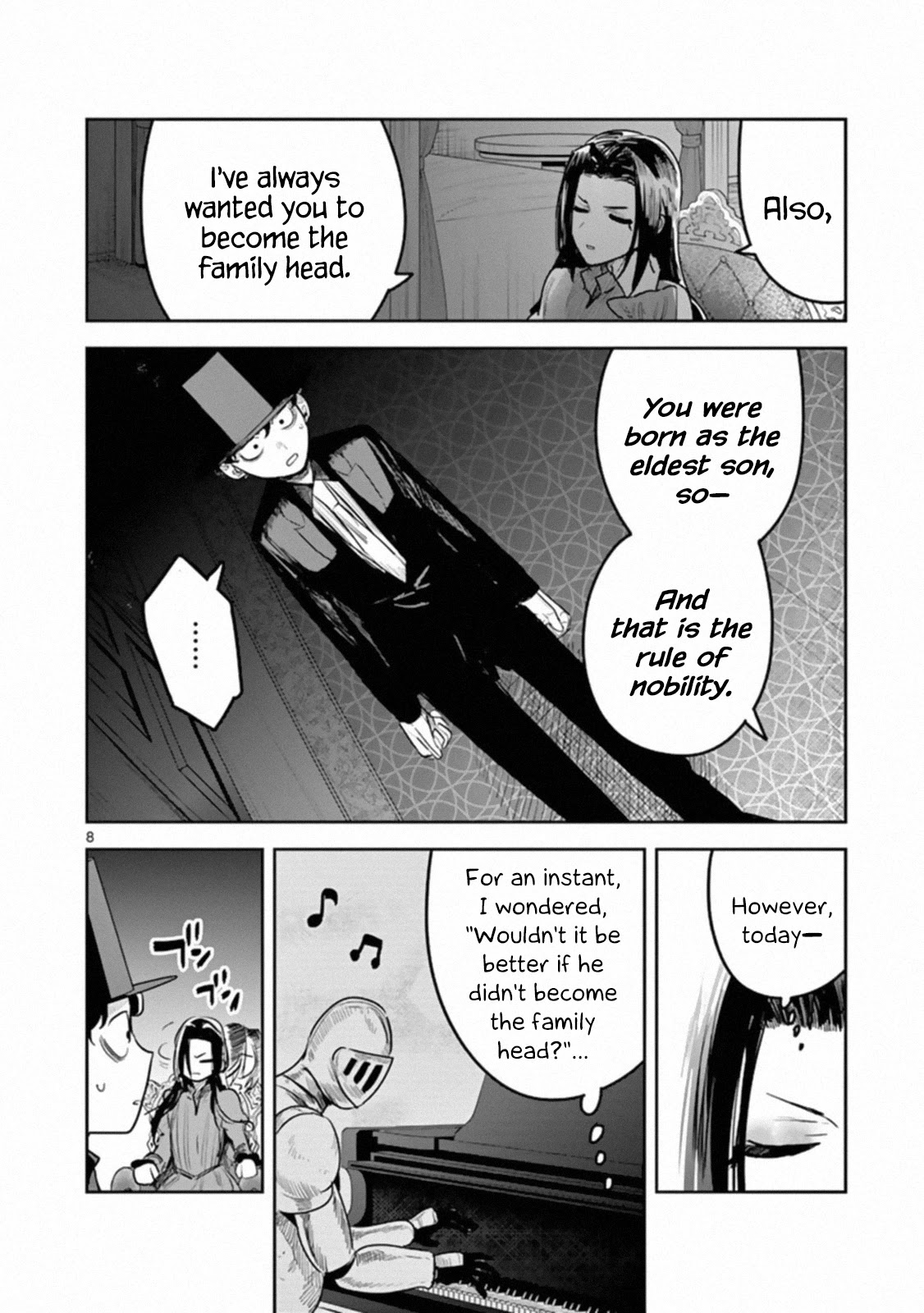 The Duke of Death and his Black Maid Chapter 180 page 8 - Chapter 180