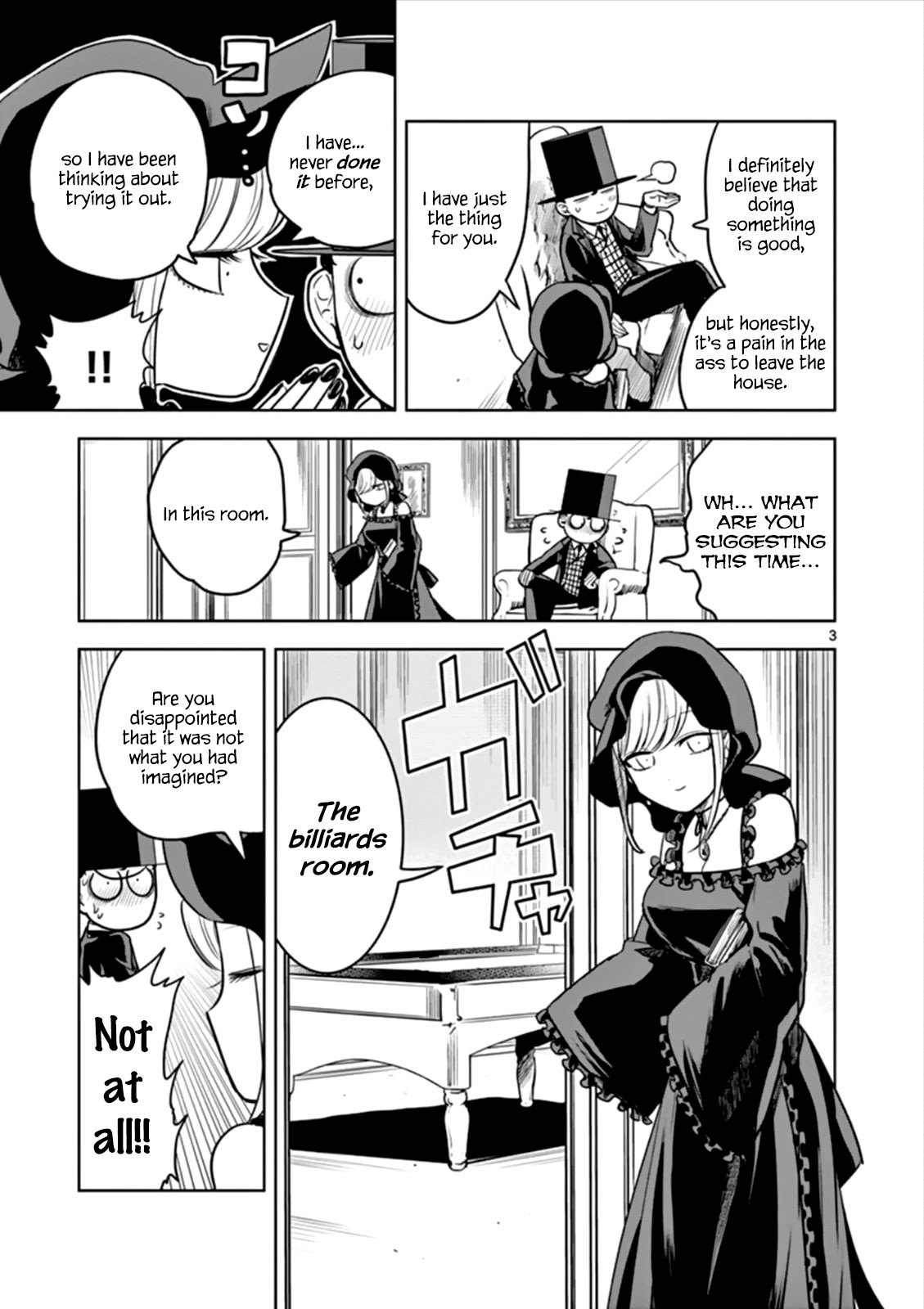The Duke of Death and his Black Maid Chapter 19 page 3 - Chapter 19: Billiards