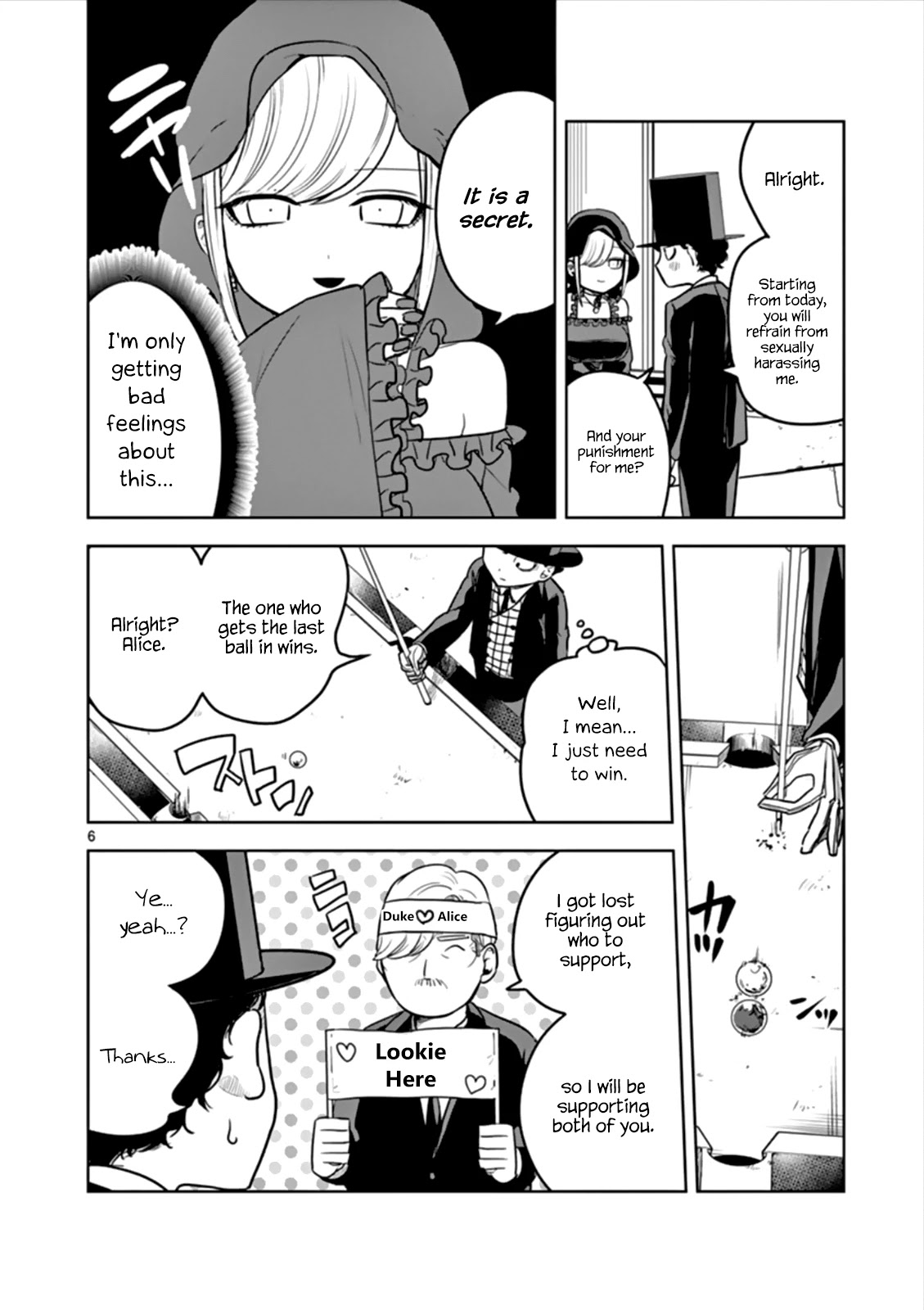 The Duke of Death and his Black Maid Chapter 19 page 6 - Chapter 19: Billiards