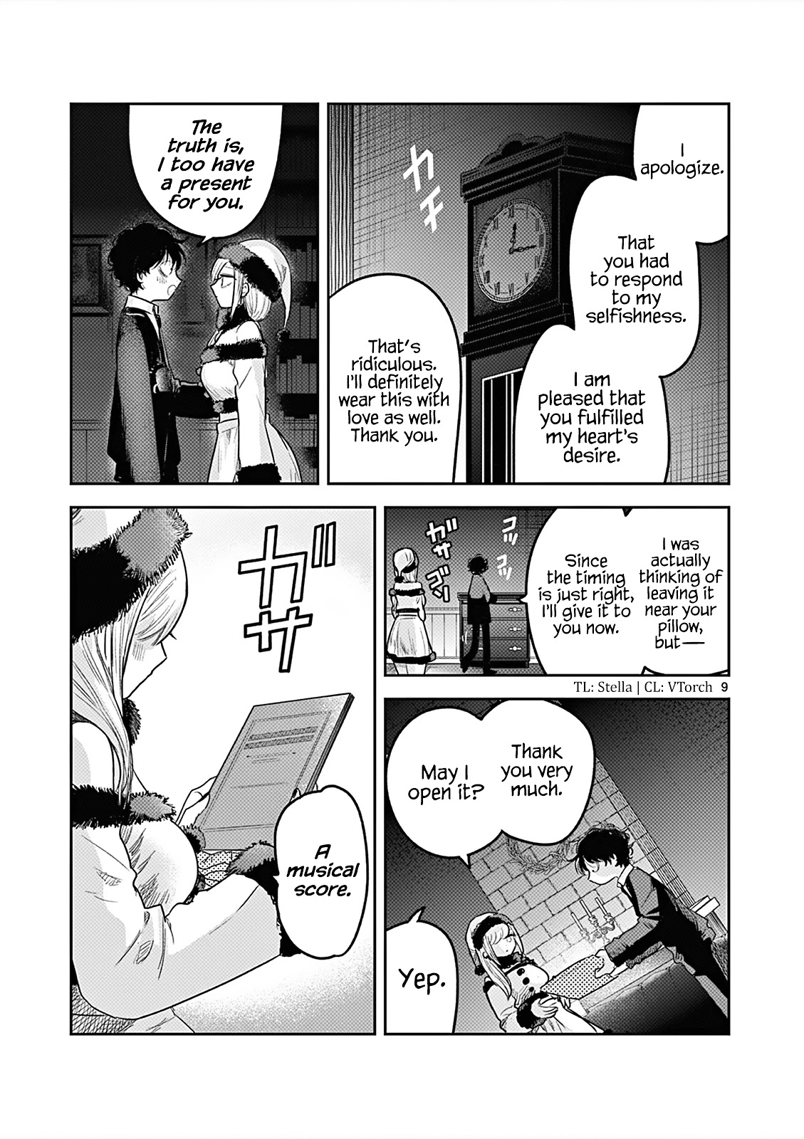 The Duke of Death and his Black Maid Chapter 221.5 page 9 - Chapter 221.5: Christmas With Only the Two of Them