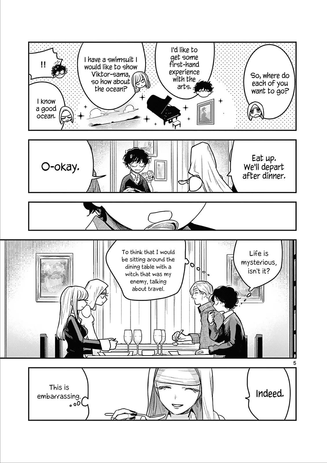 The Duke of Death and his Black Maid Chapter 225 page 5 - Chapter 225: Honeymoon - Part 1