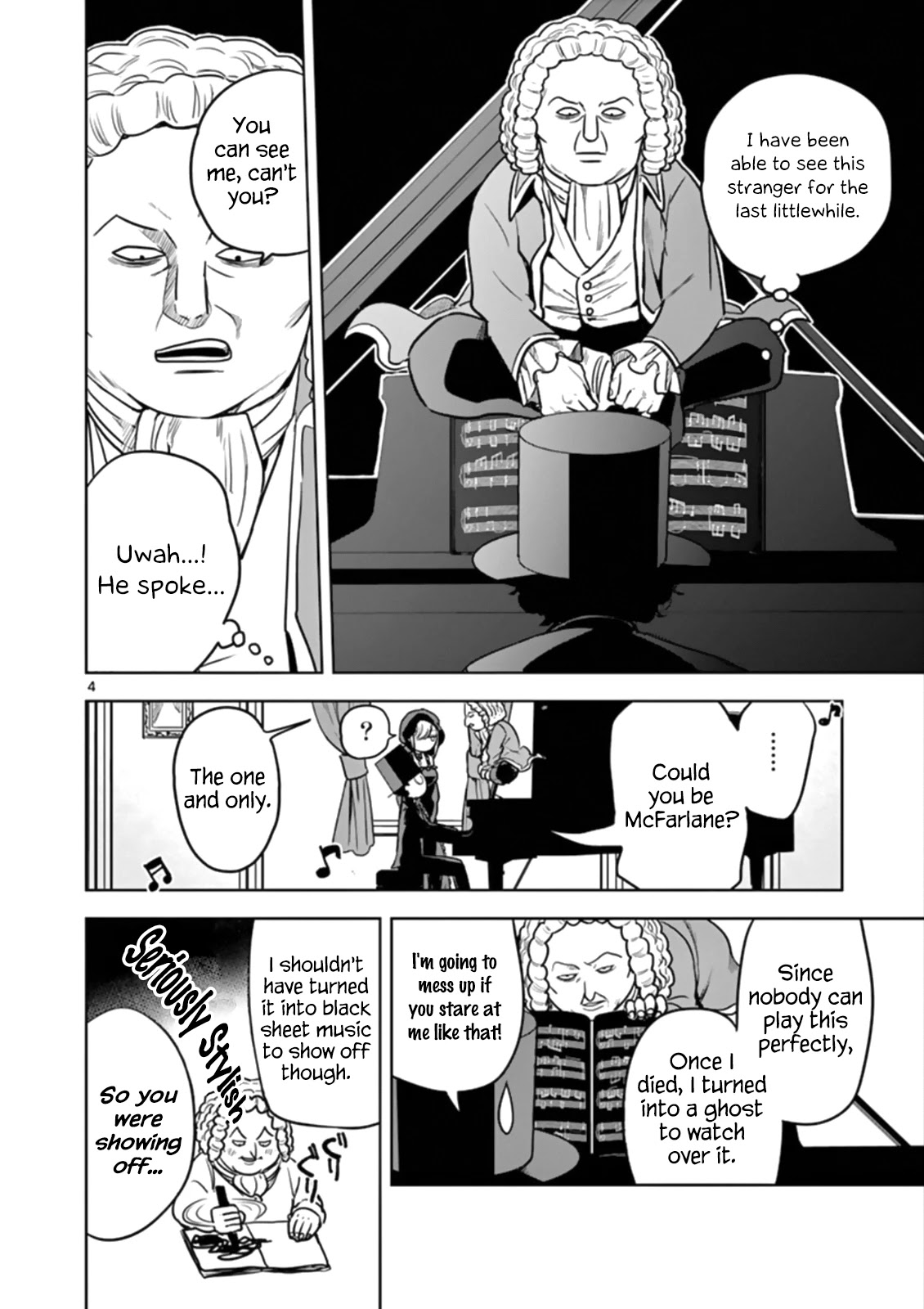 The Duke of Death and his Black Maid Chapter 23 page 4 - Chapter 23: McFarlane's Score