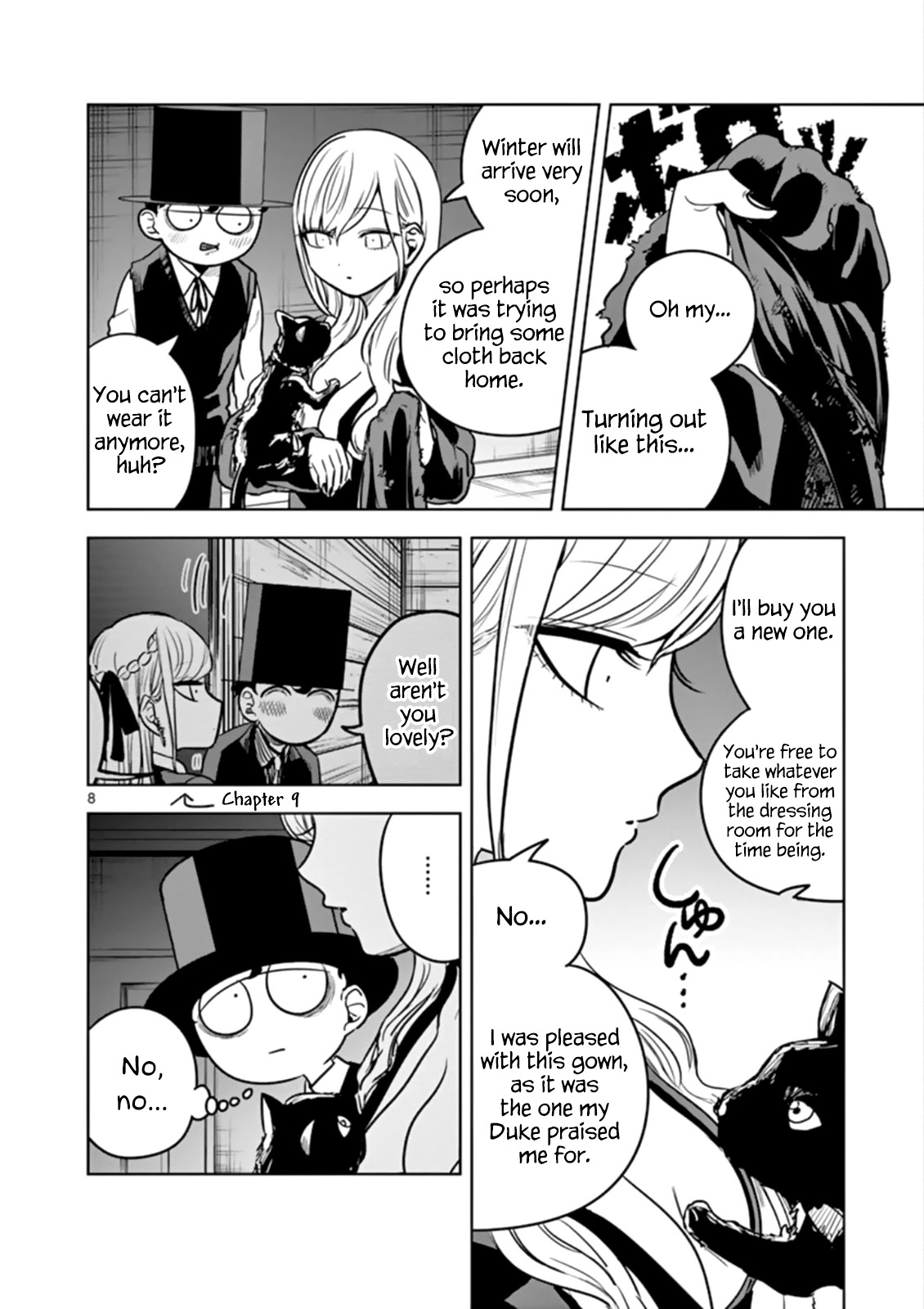The Duke of Death and his Black Maid Chapter 26 page 8 - Chapter 26: Black Cat Search