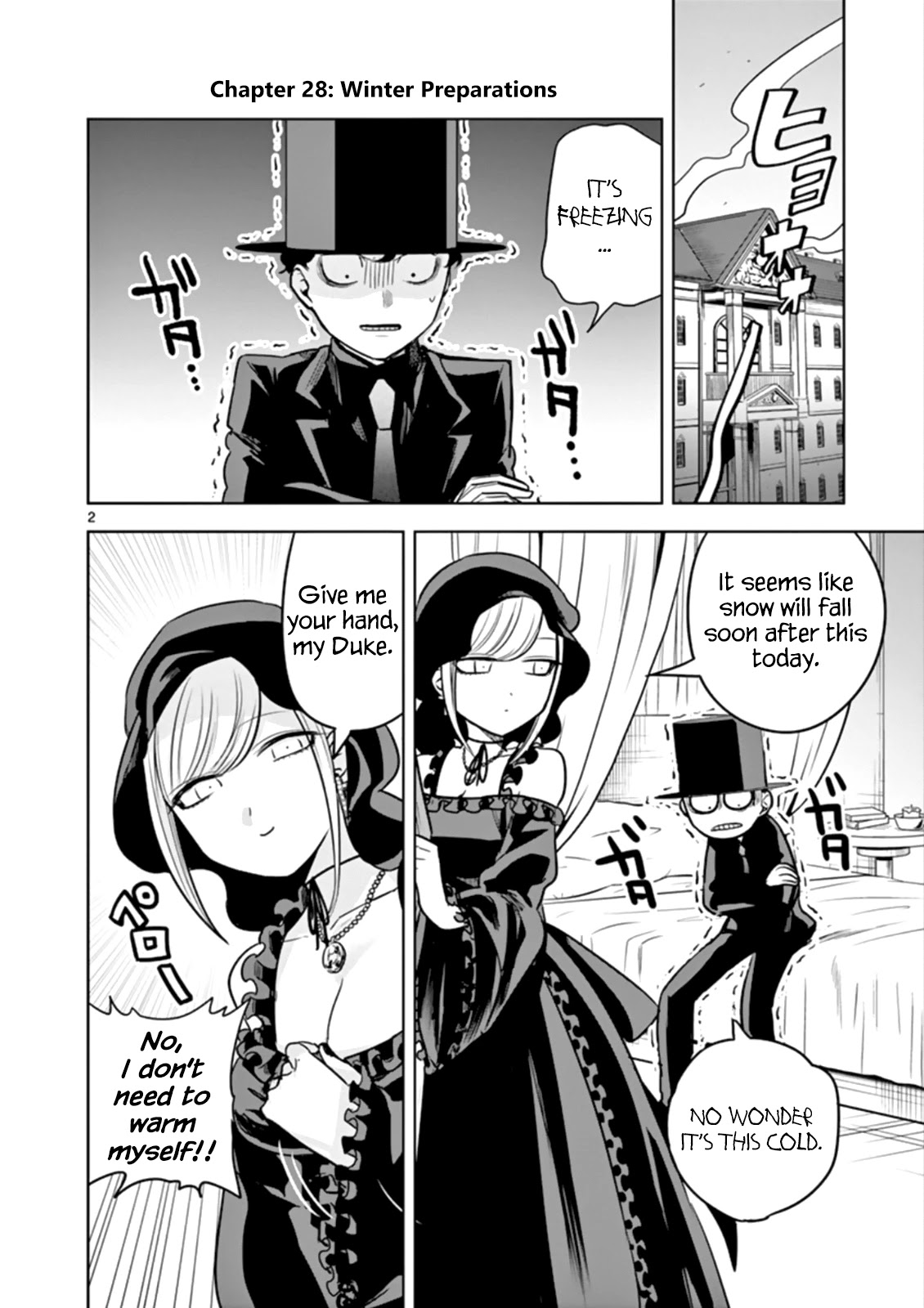 The Duke of Death and his Black Maid Chapter 28 page 2 - Chapter 28: Winter Preparations