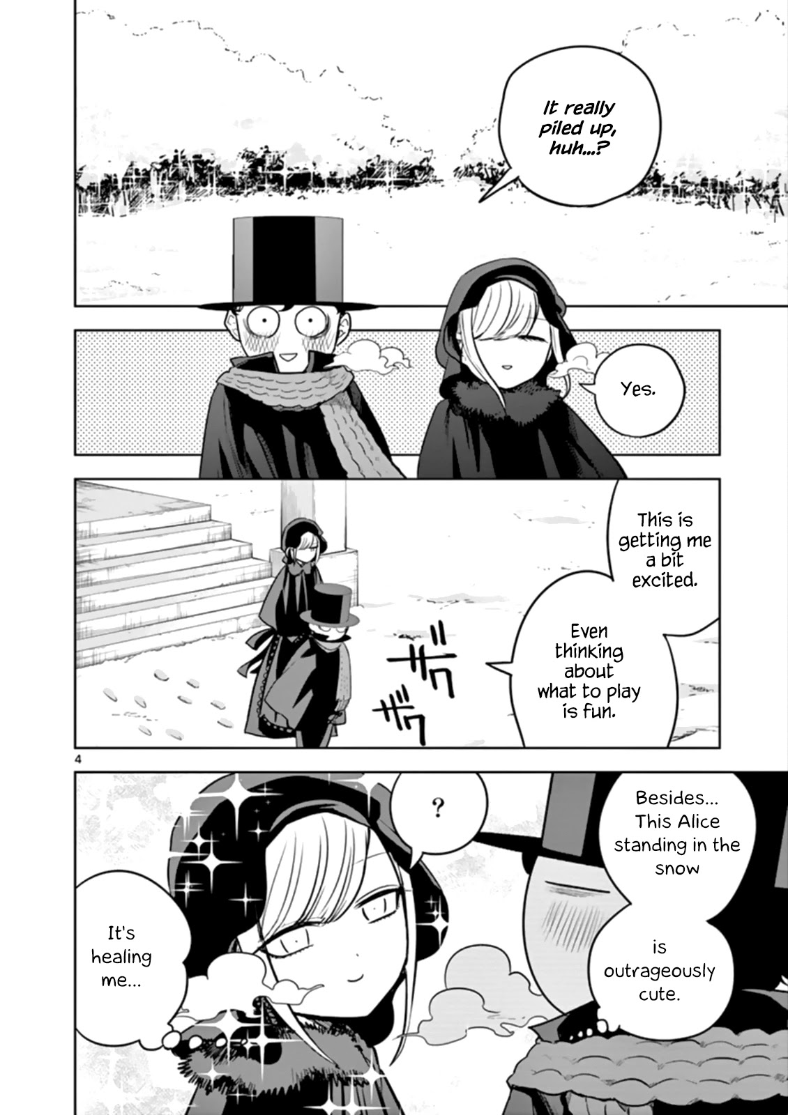 The Duke of Death and his Black Maid Chapter 29 page 4 - Chapter 29: Playing in the Snow