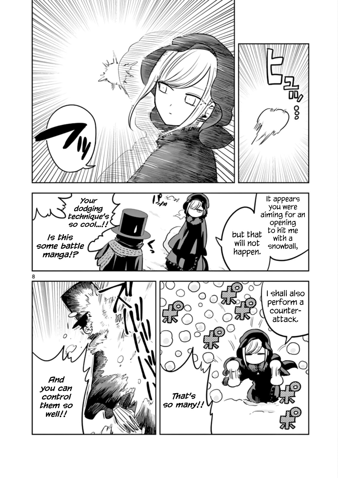 The Duke of Death and his Black Maid Chapter 29 page 8 - Chapter 29: Playing in the Snow