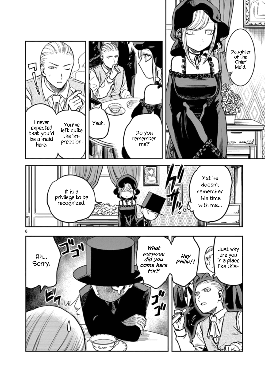 The Duke of Death and his Black Maid Chapter 3 page 6 - Chapter 3