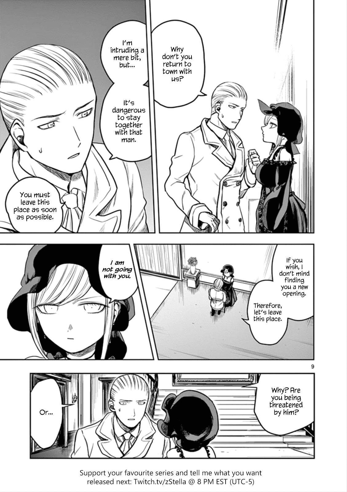 The Duke of Death and his Black Maid Chapter 3 page 9 - Chapter 3