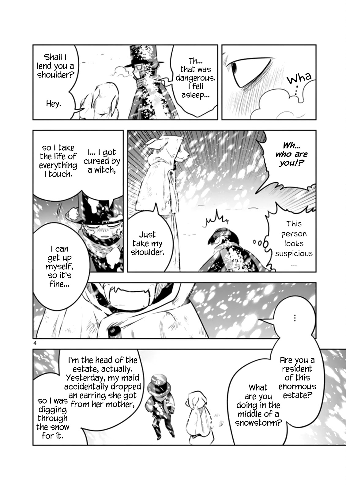 The Duke of Death and his Black Maid Chapter 30 page 4 - Chapter 30: Snow Shoveling