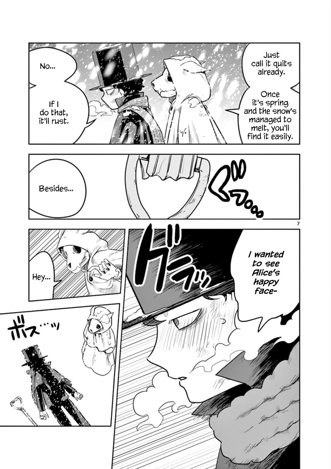 The Duke of Death and his Black Maid Chapter 30 page 7 - Chapter 30: Snow Shoveling