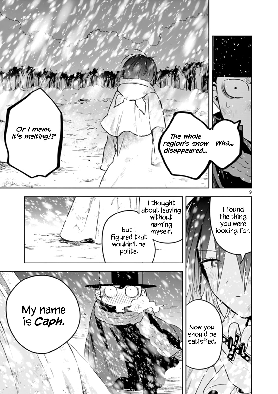 The Duke of Death and his Black Maid Chapter 30 page 9 - Chapter 30: Snow Shoveling
