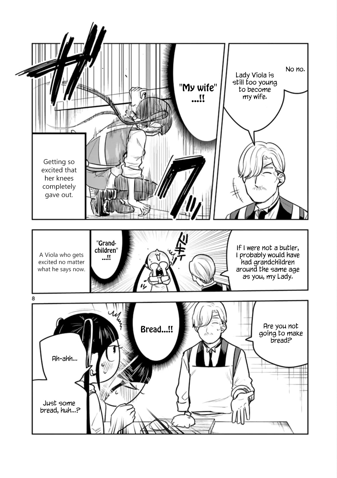 The Duke of Death and his Black Maid Chapter 33 page 8 - Chapter 33: Bread