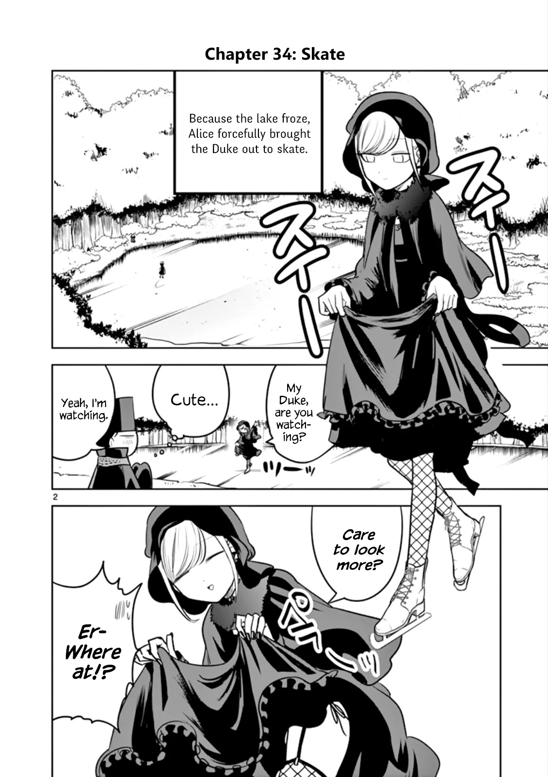 The Duke of Death and his Black Maid Chapter 34 page 2 - Chapter 34: Skate