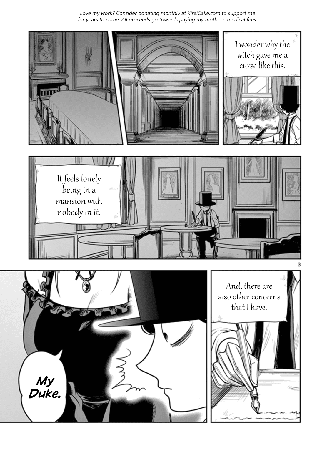 The Duke of Death and his Black Maid Chapter 4 page 3 - Chapter 4