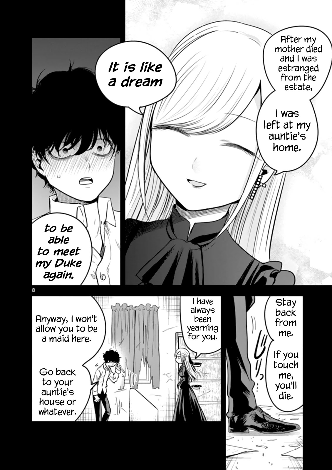 The Duke of Death and his Black Maid Chapter 43 page 8 - Chapter 43: Reminiscence 1