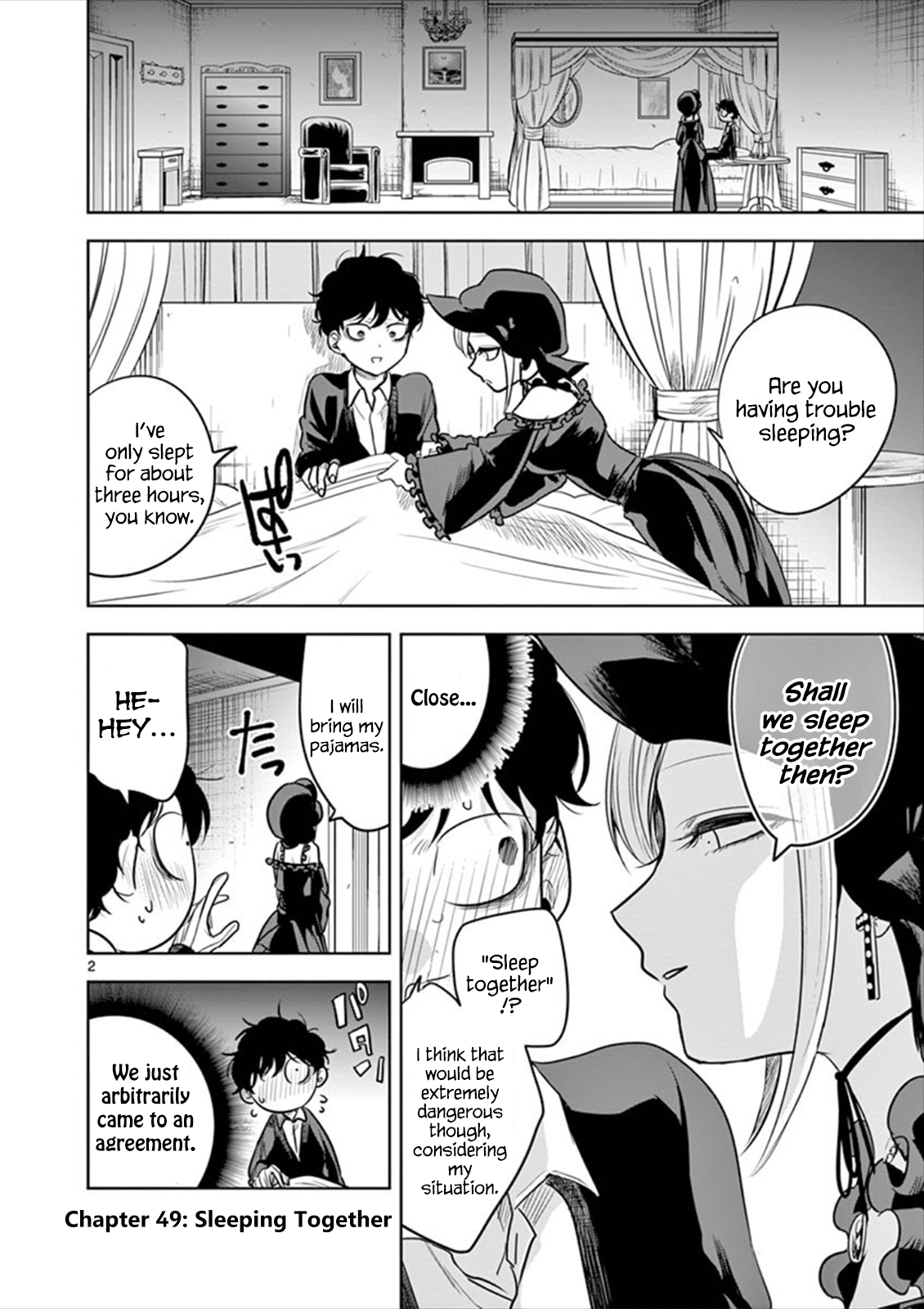 The Duke of Death and his Black Maid Chapter 49 page 2 - Chapter 49: Sleeping Together