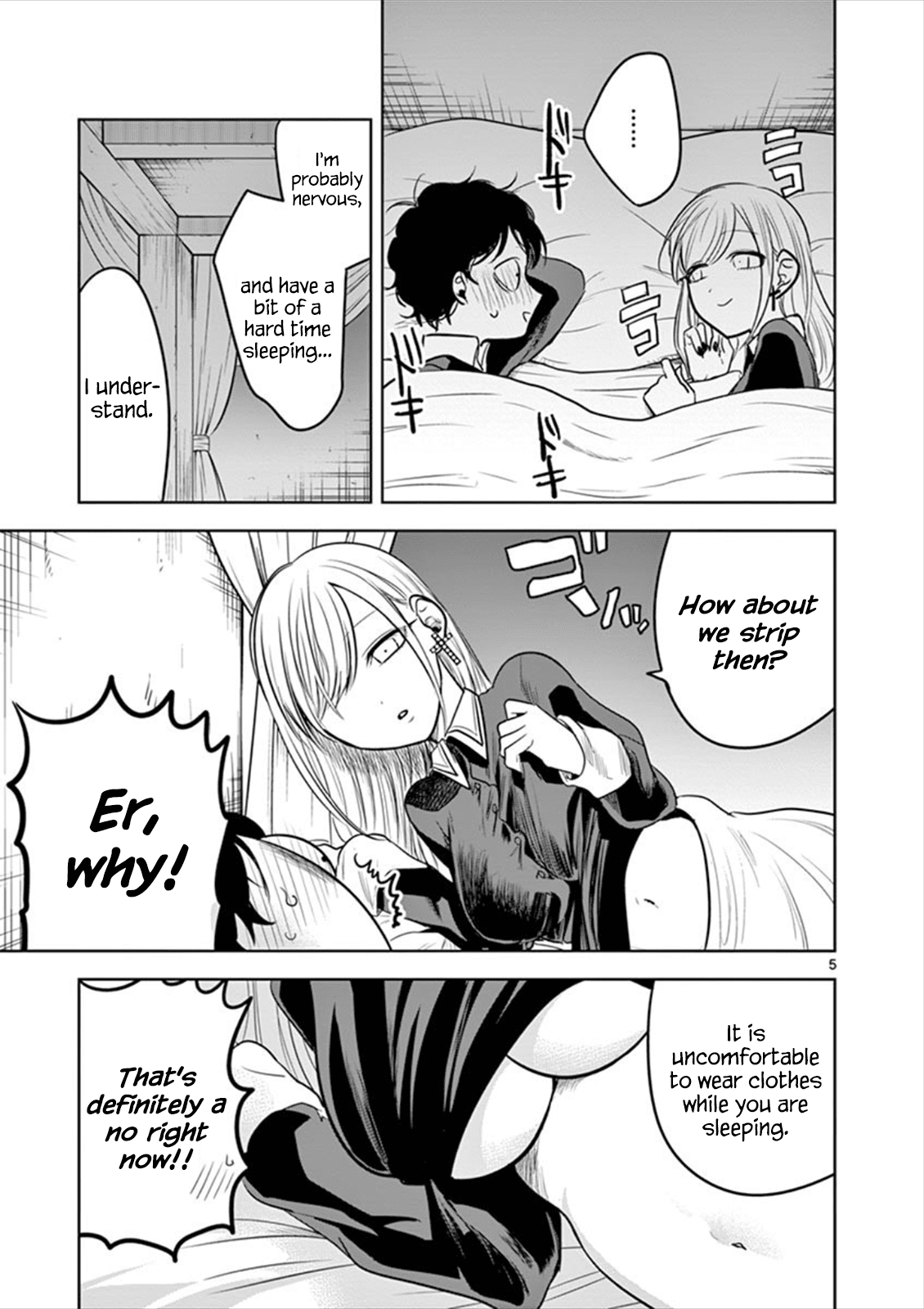 The Duke of Death and his Black Maid Chapter 49 page 5 - Chapter 49: Sleeping Together