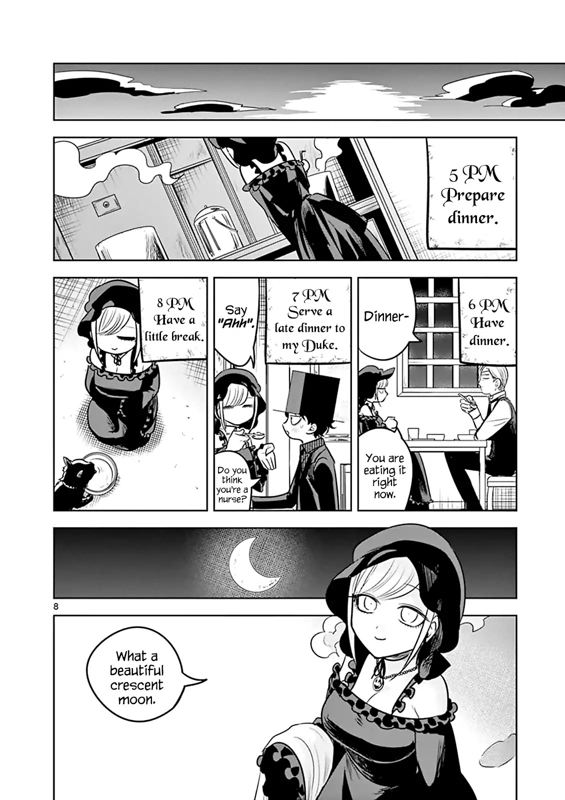 The Duke of Death and his Black Maid Chapter 55 page 8 - Chapter 55