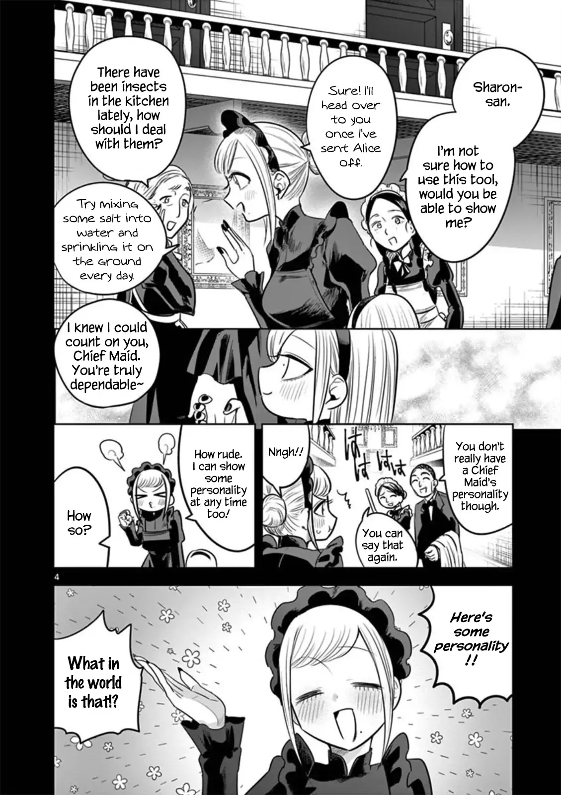 The Duke of Death and his Black Maid Chapter 56 page 4 - Chapter 56: Sharon