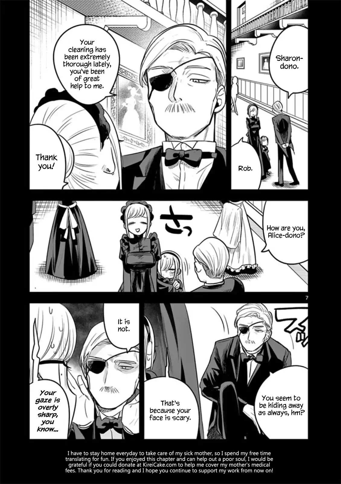 The Duke of Death and his Black Maid Chapter 56 page 7 - Chapter 56: Sharon
