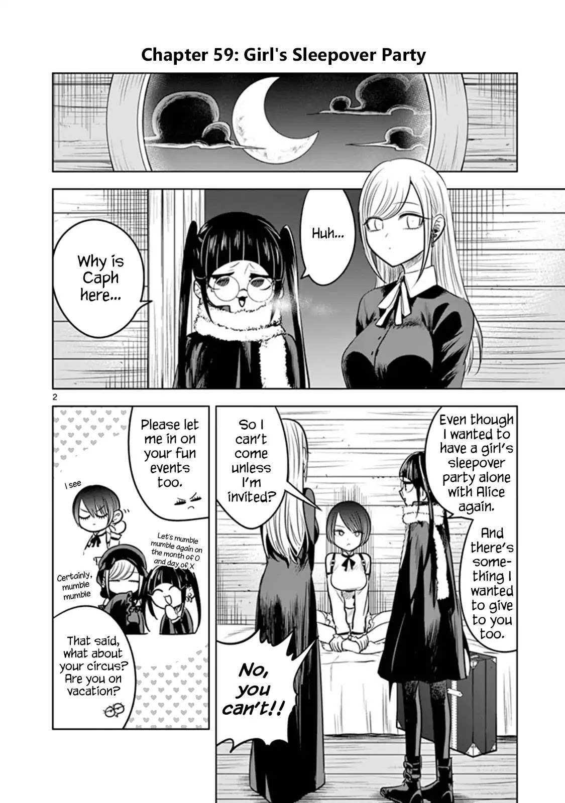 The Duke of Death and his Black Maid Chapter 59 page 2 - Chapter 59: Girl's Sleepover Party
