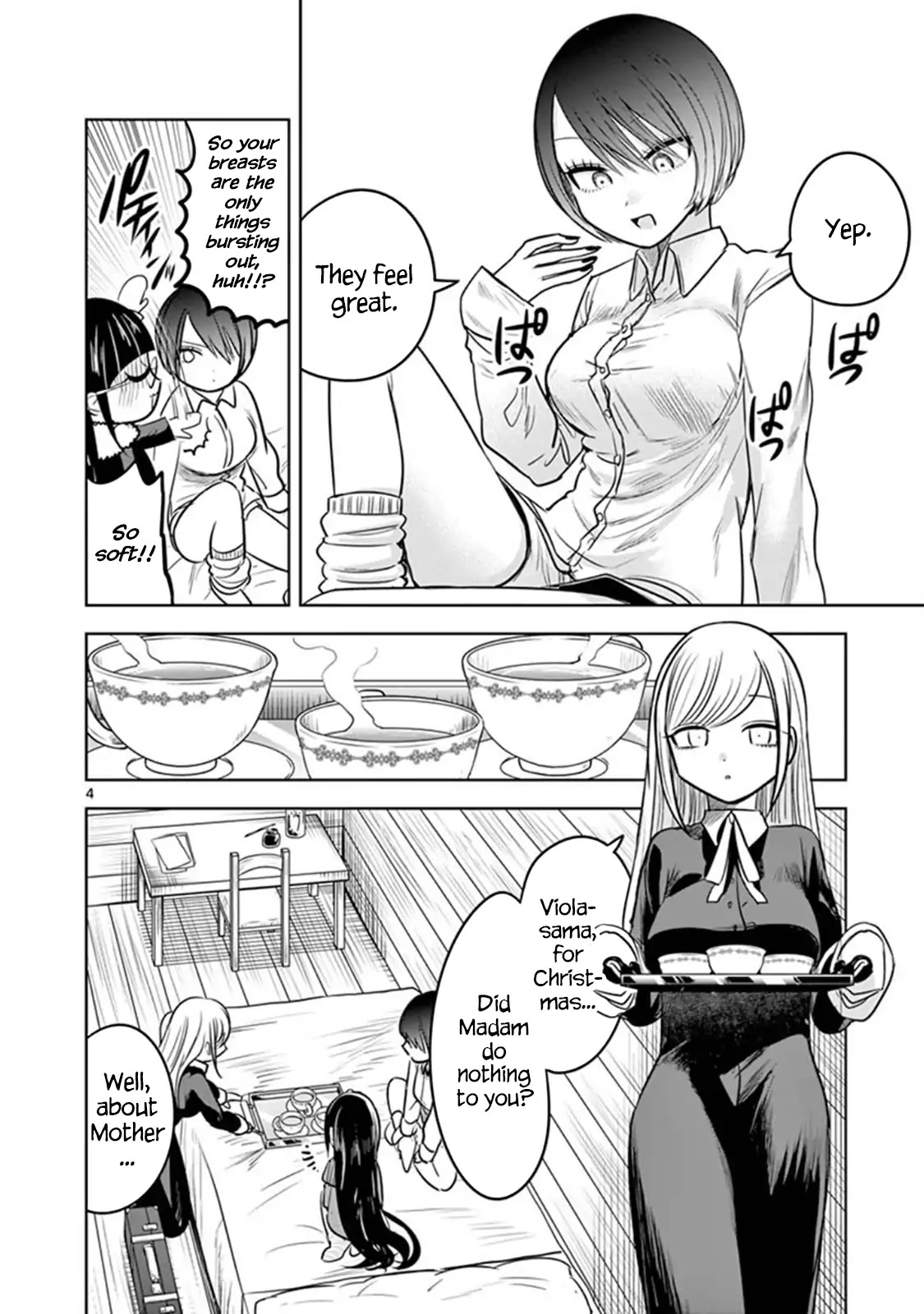 The Duke of Death and his Black Maid Chapter 59 page 4 - Chapter 59: Girl's Sleepover Party