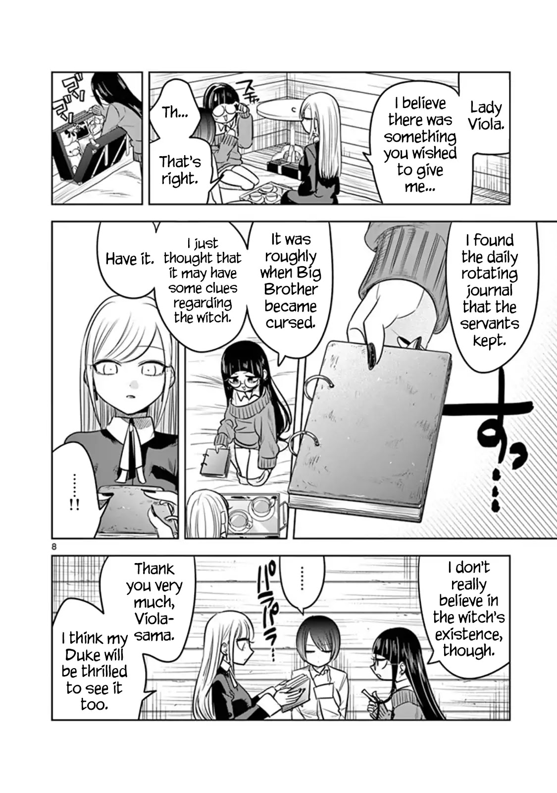 The Duke of Death and his Black Maid Chapter 59 page 8 - Chapter 59: Girl's Sleepover Party