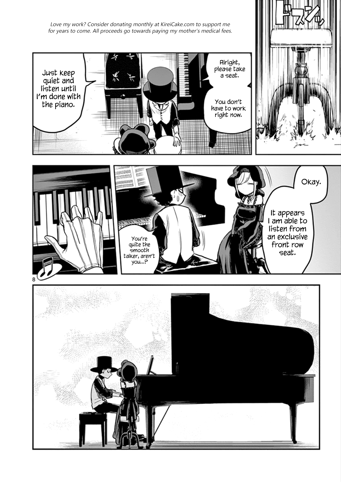 The Duke of Death and his Black Maid Chapter 6 page 8 - Chapter 6