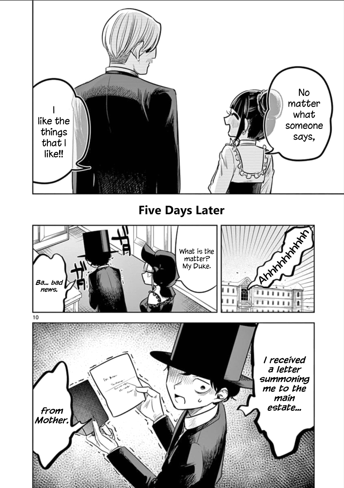 The Duke of Death and his Black Maid Chapter 62 page 10 - Chapter 62: Viola Running From Home