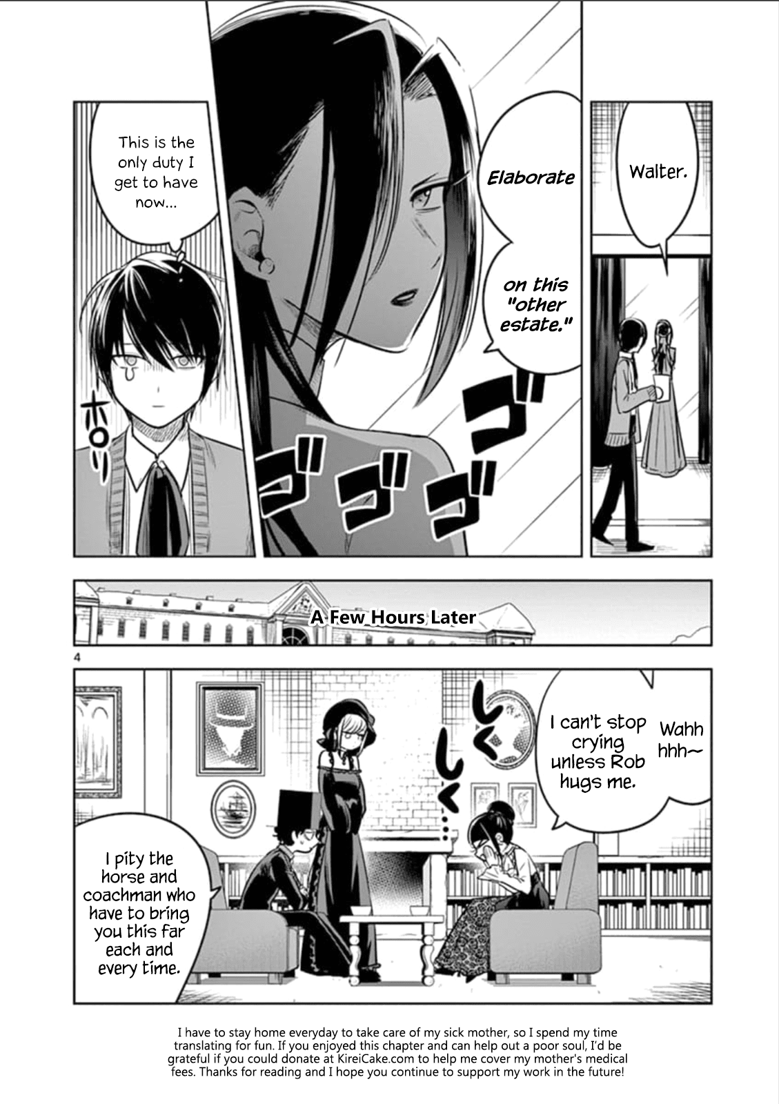 The Duke of Death and his Black Maid Chapter 62 page 4 - Chapter 62: Viola Running From Home