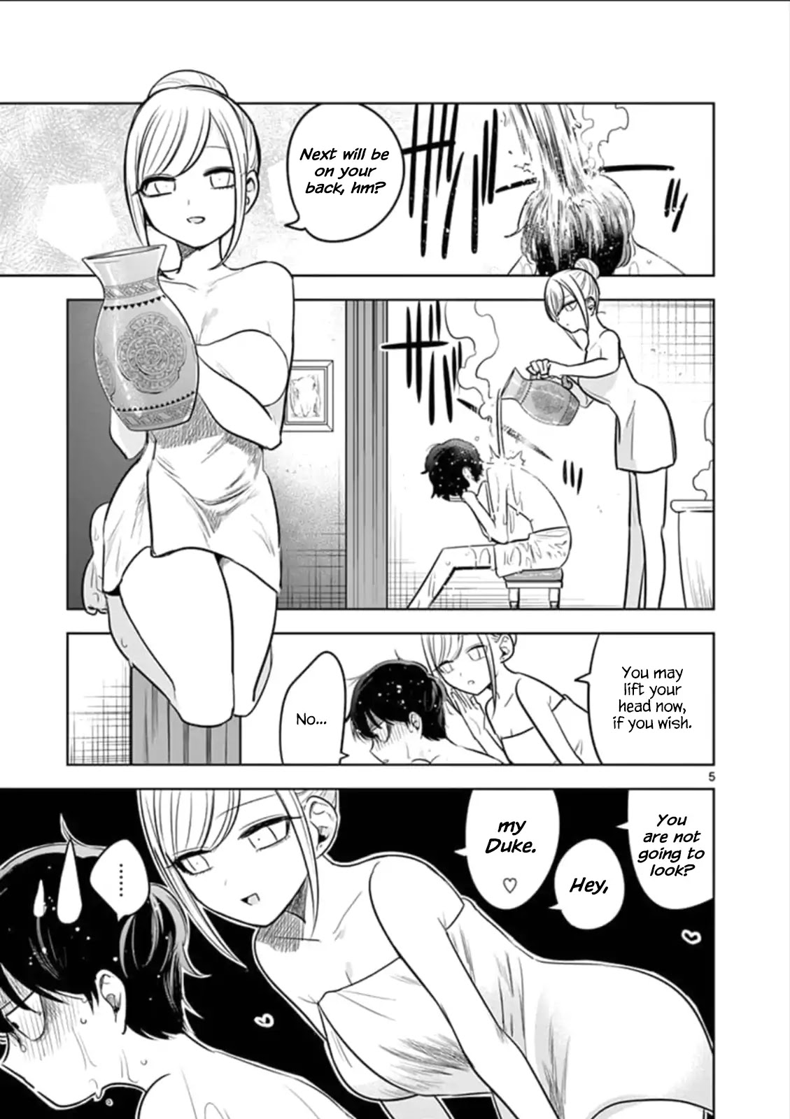 The Duke of Death and his Black Maid Chapter 63 page 5 - Chapter 63: Bath