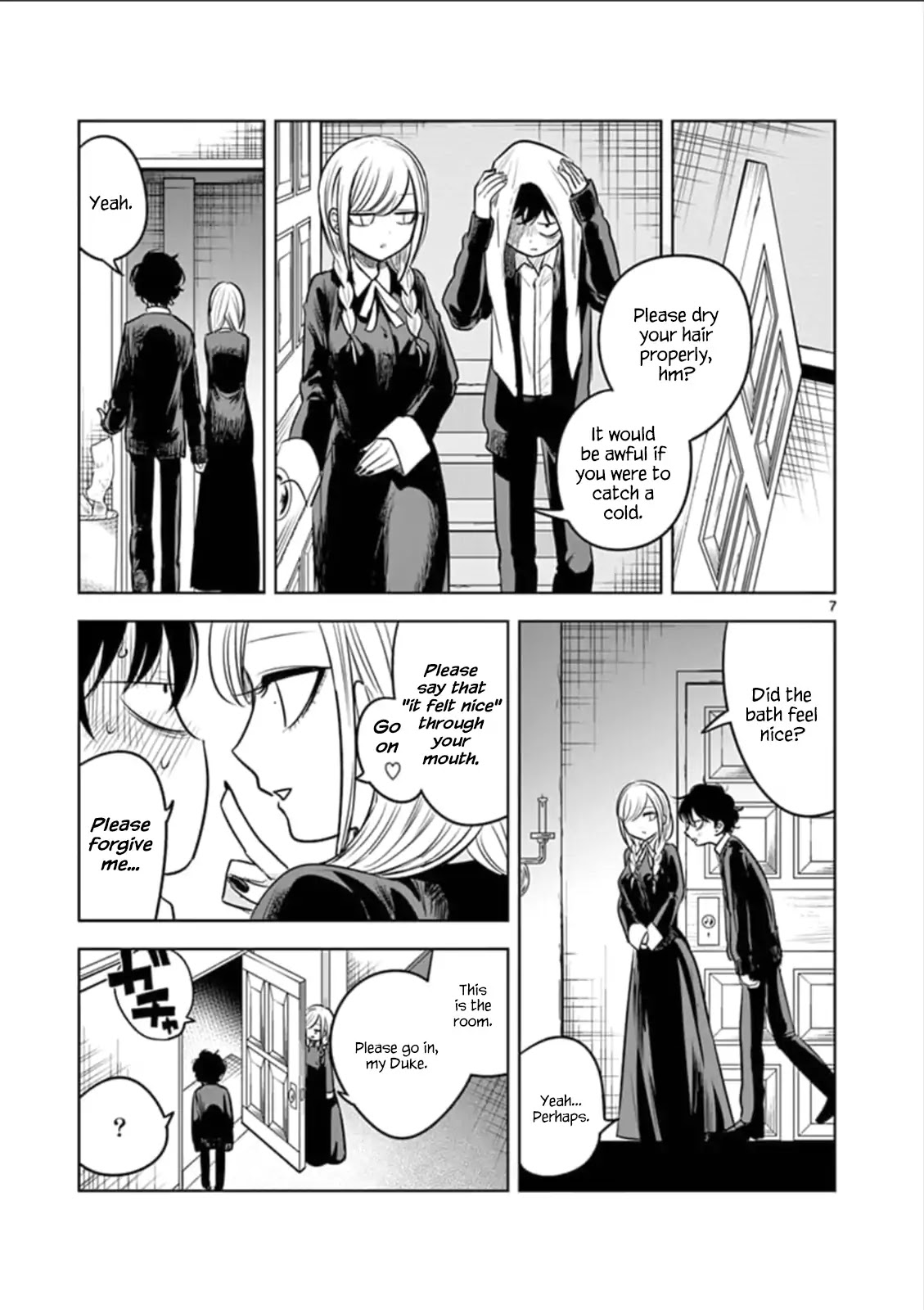 The Duke of Death and his Black Maid Chapter 63 page 7 - Chapter 63: Bath