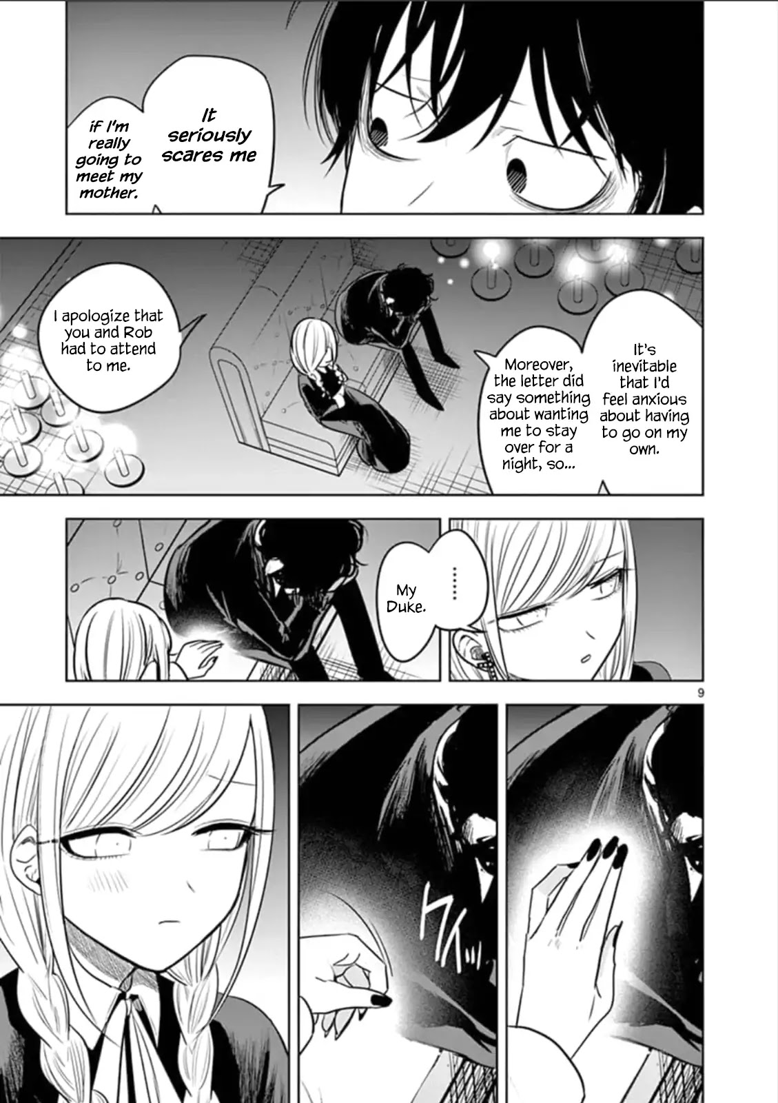 The Duke of Death and his Black Maid Chapter 63 page 9 - Chapter 63: Bath