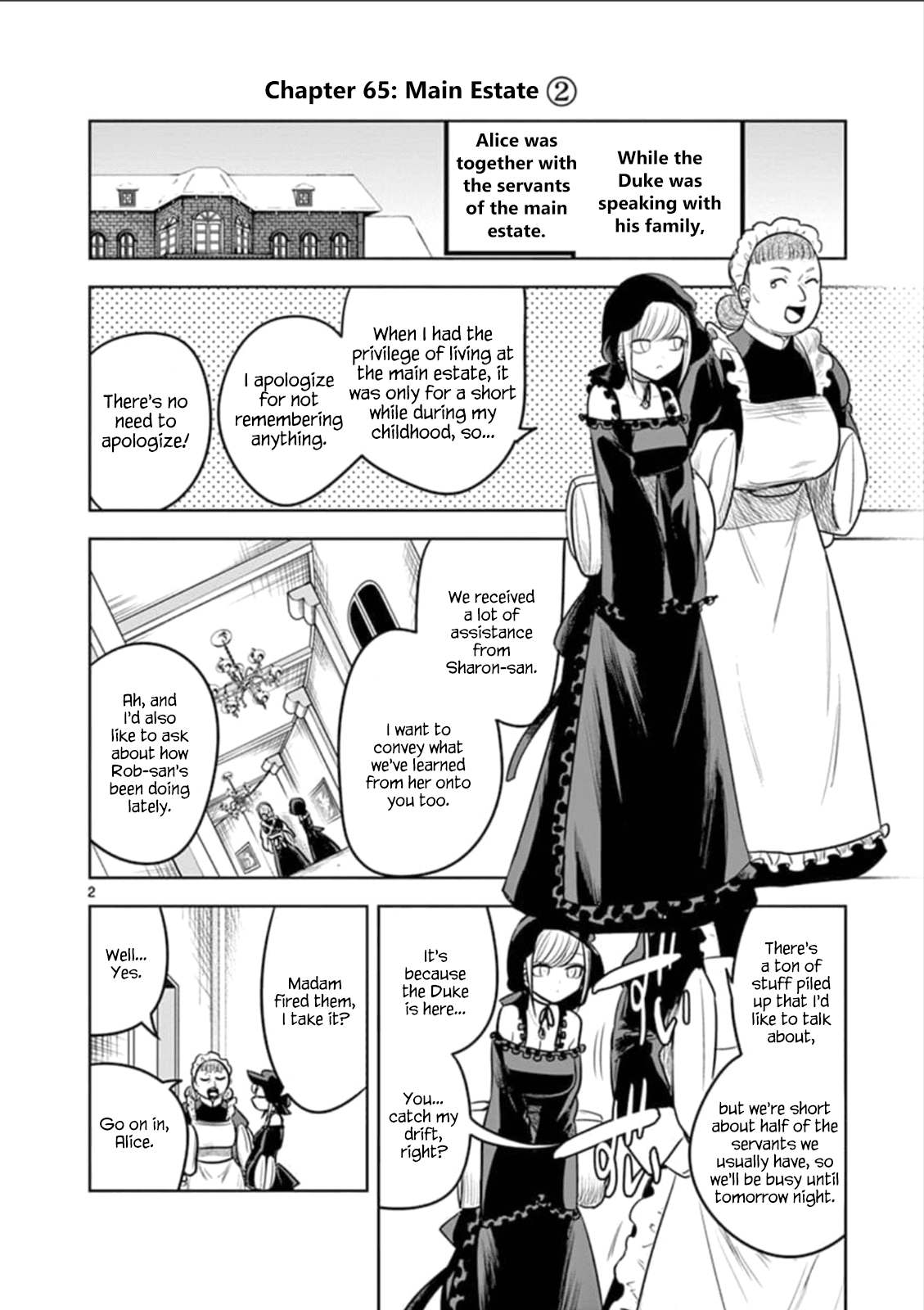 The Duke of Death and his Black Maid Chapter 65 page 2 - Chapter 65: Main Estate (2)