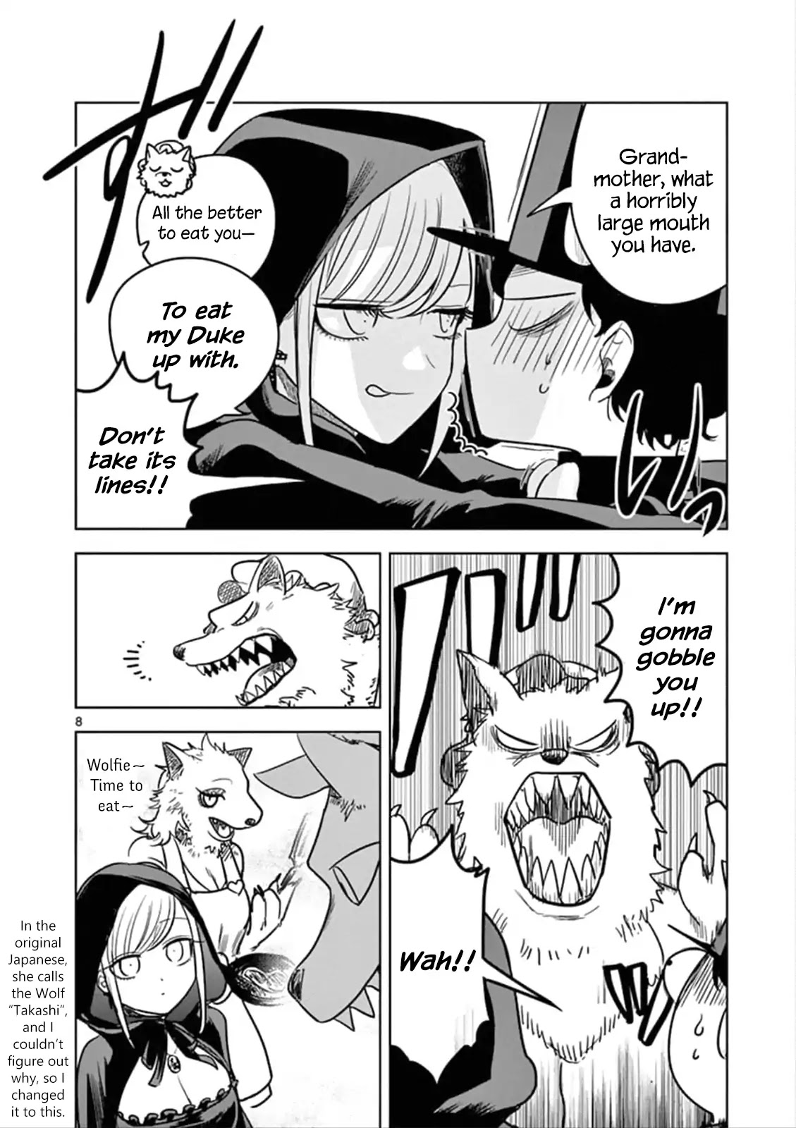 The Duke of Death and his Black Maid Chapter 69 page 8 - Chapter 69: Little Red Riding Hood