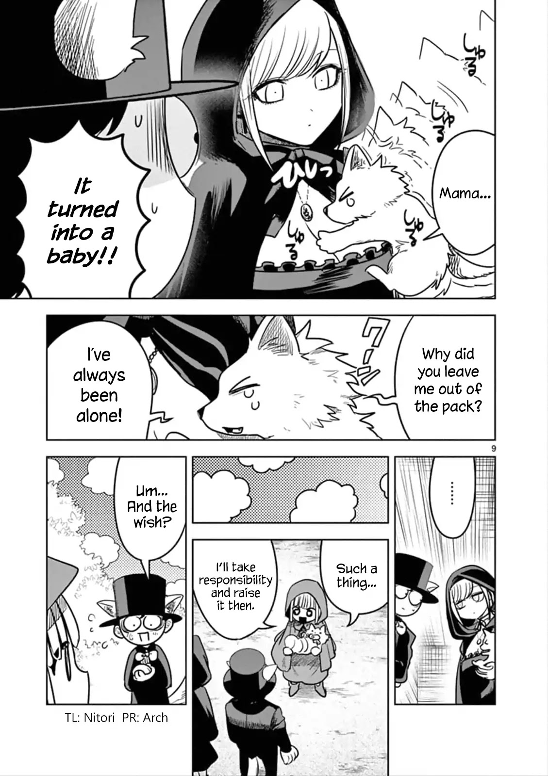 The Duke of Death and his Black Maid Chapter 69 page 9 - Chapter 69: Little Red Riding Hood