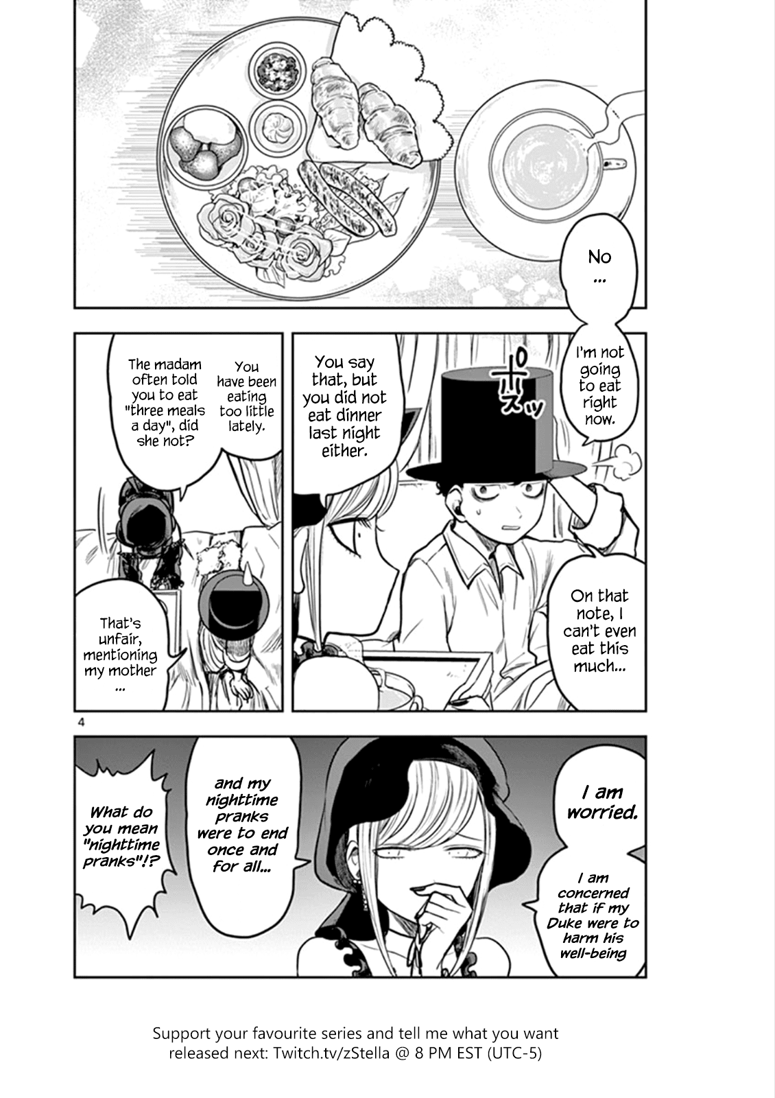 The Duke of Death and his Black Maid Chapter 7 page 4 - Chapter 7