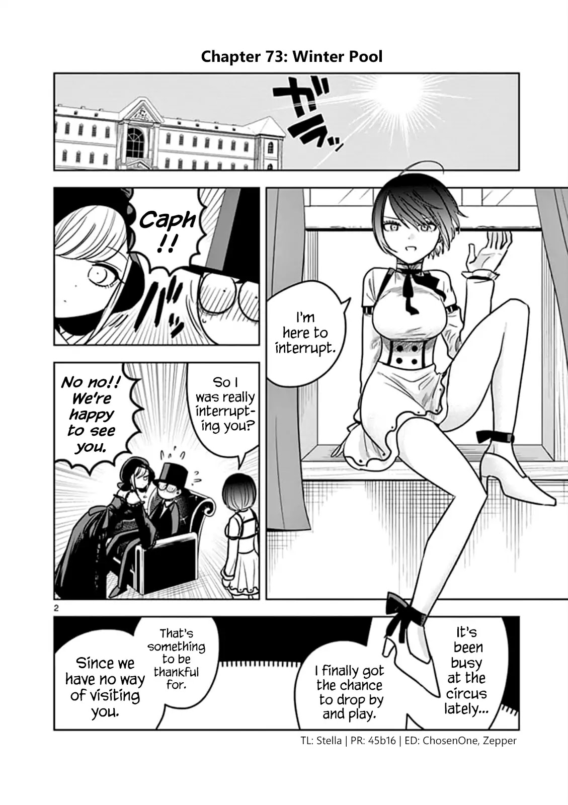 The Duke of Death and his Black Maid Chapter 73 page 2 - Chapter 73: Winter Pool