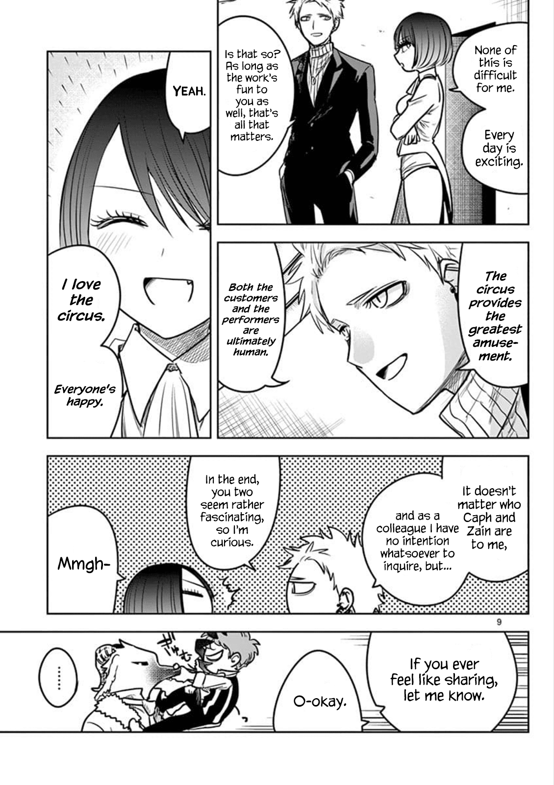The Duke of Death and his Black Maid Chapter 74 page 9 - Chapter 74: Circus Gemini