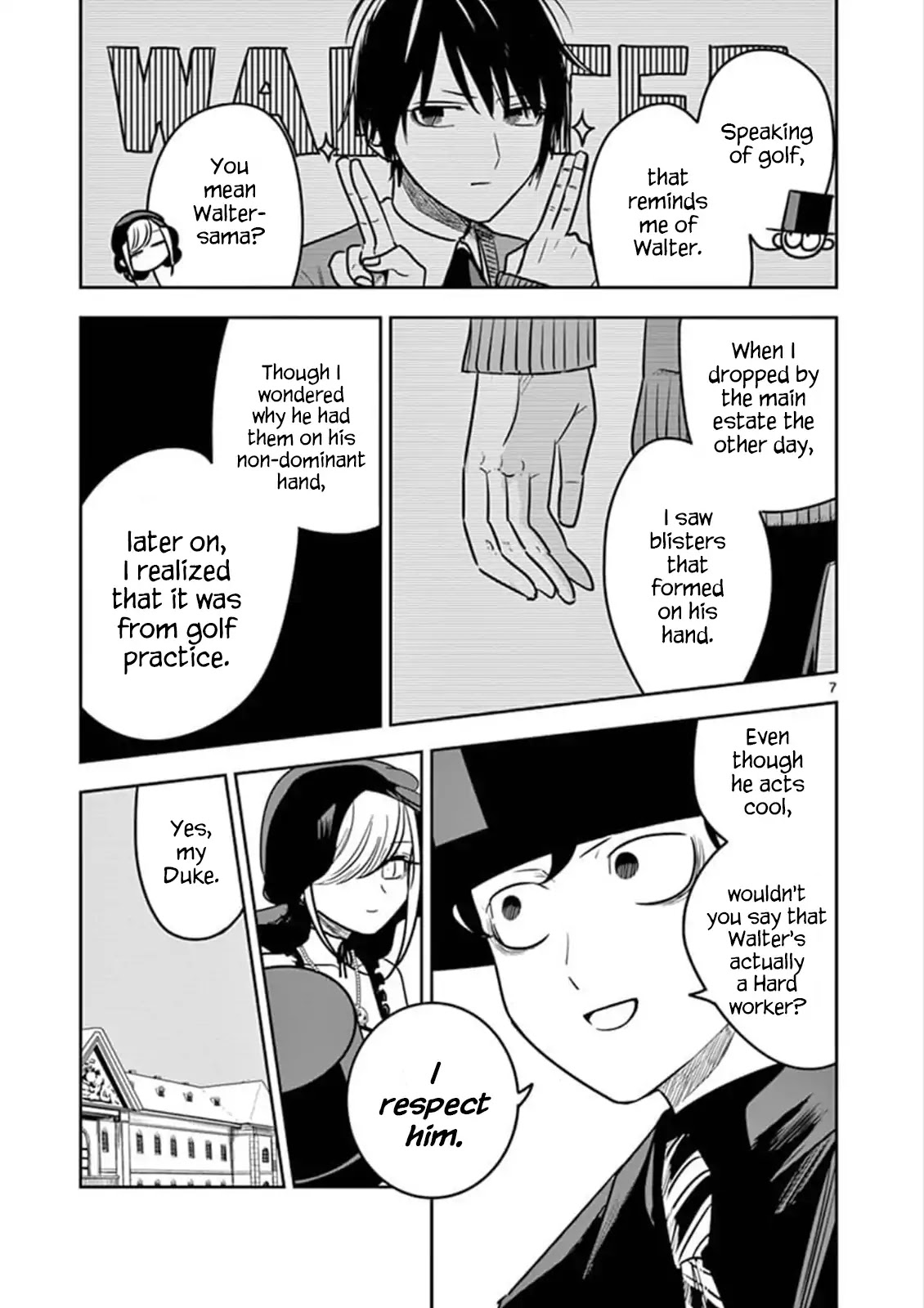 The Duke of Death and his Black Maid Chapter 75 page 7 - Chapter 75: Golf