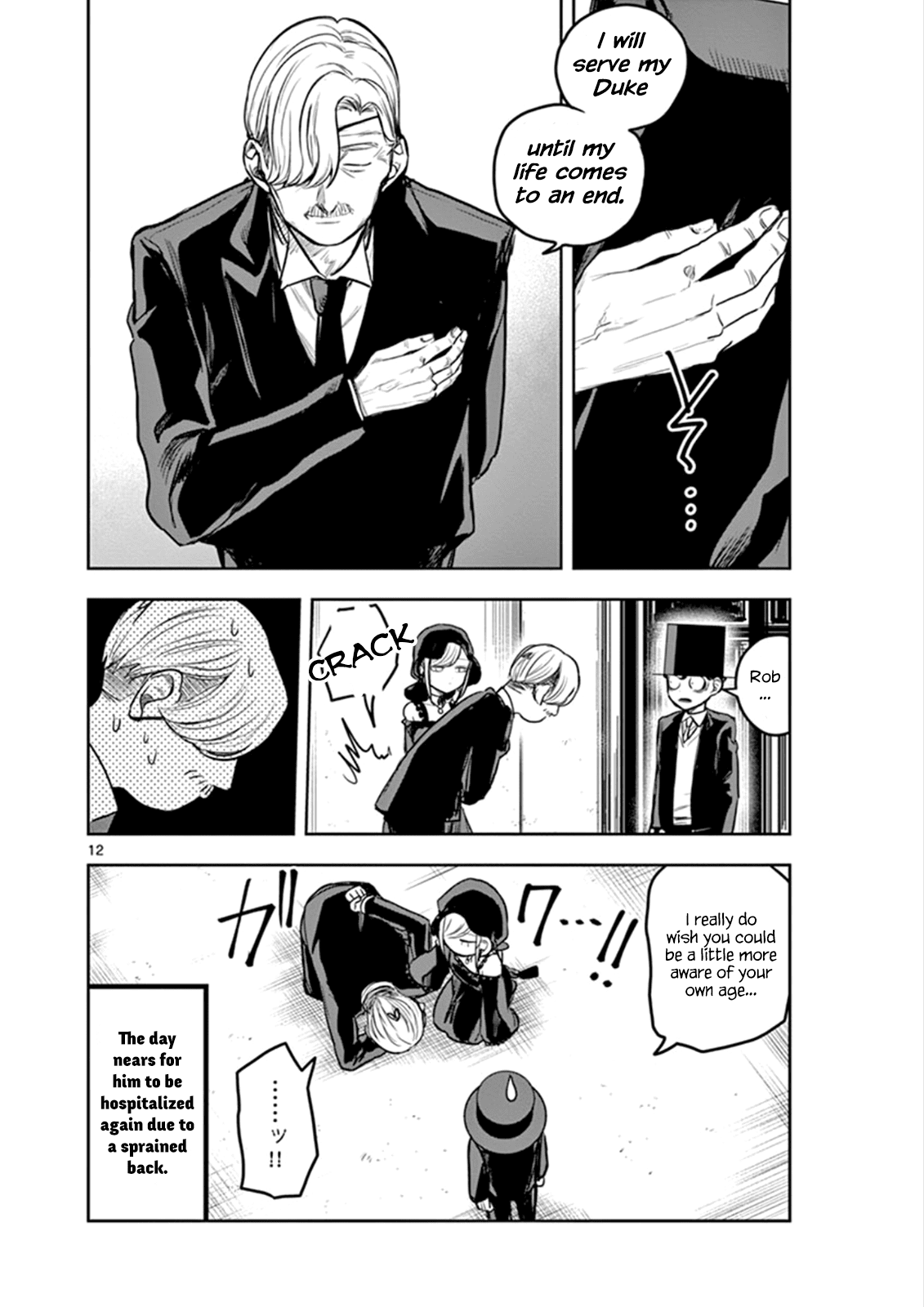The Duke of Death and his Black Maid Chapter 8 page 12 - Chapter 8