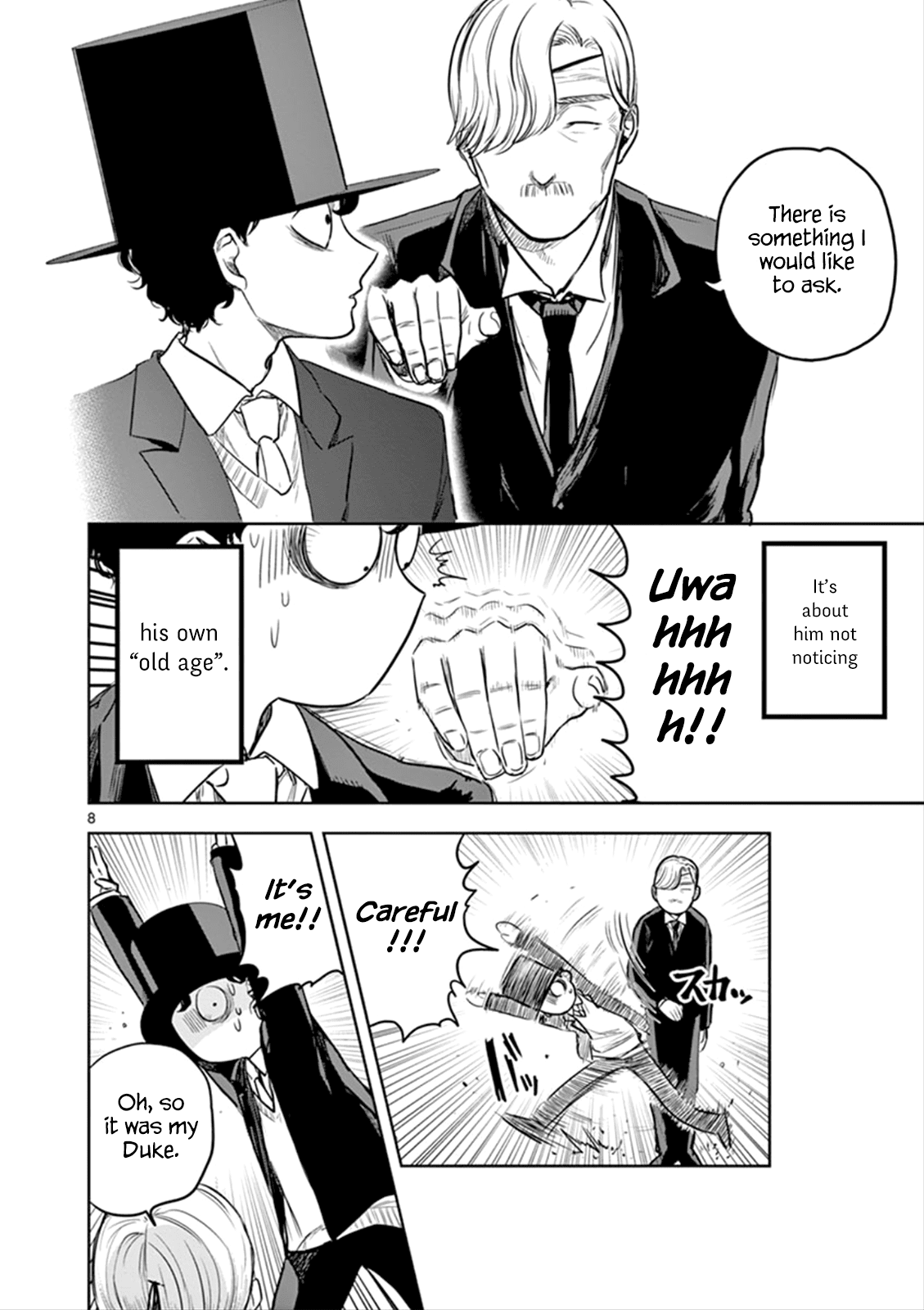 The Duke of Death and his Black Maid Chapter 8 page 8 - Chapter 8