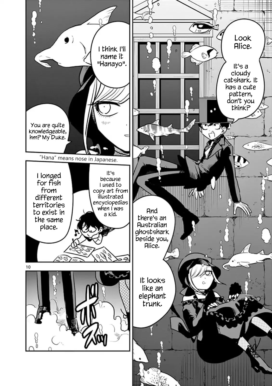 The Duke of Death and his Black Maid Chapter 80 page 10 - Chapter 80: Underwater date
