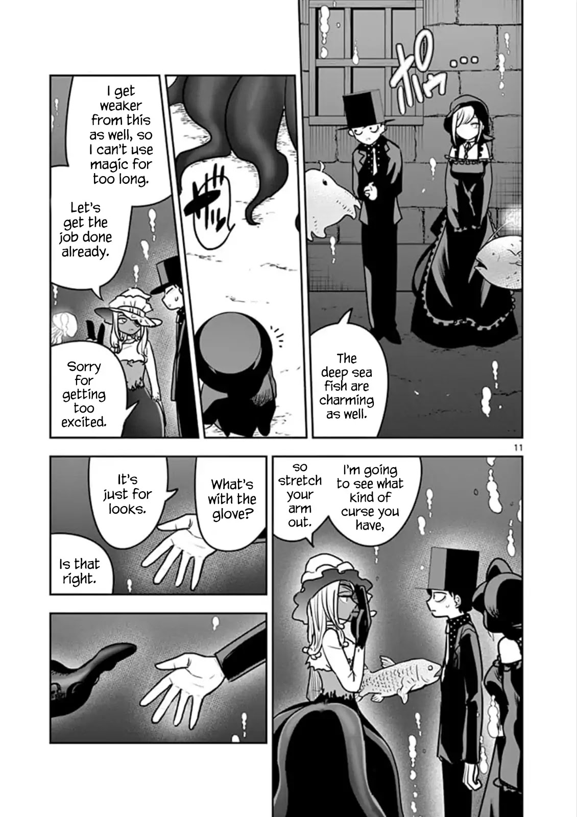 The Duke of Death and his Black Maid Chapter 80 page 11 - Chapter 80: Underwater date