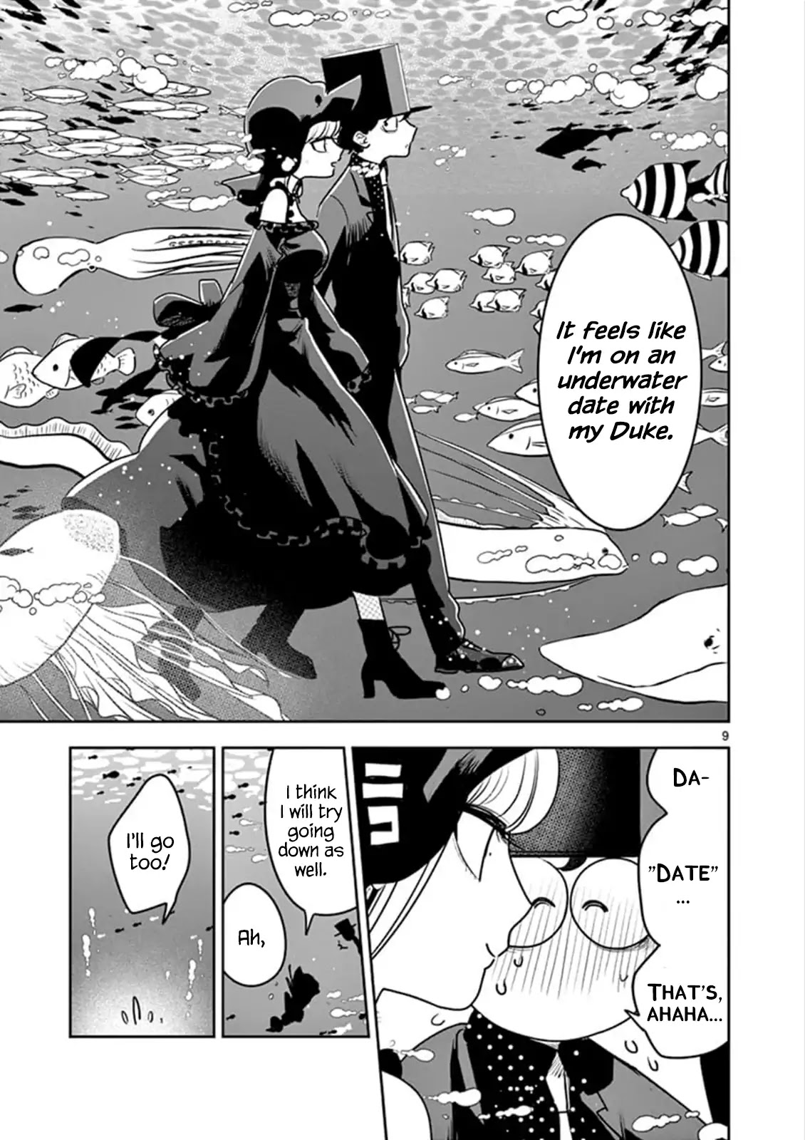 The Duke of Death and his Black Maid Chapter 80 page 9 - Chapter 80: Underwater date