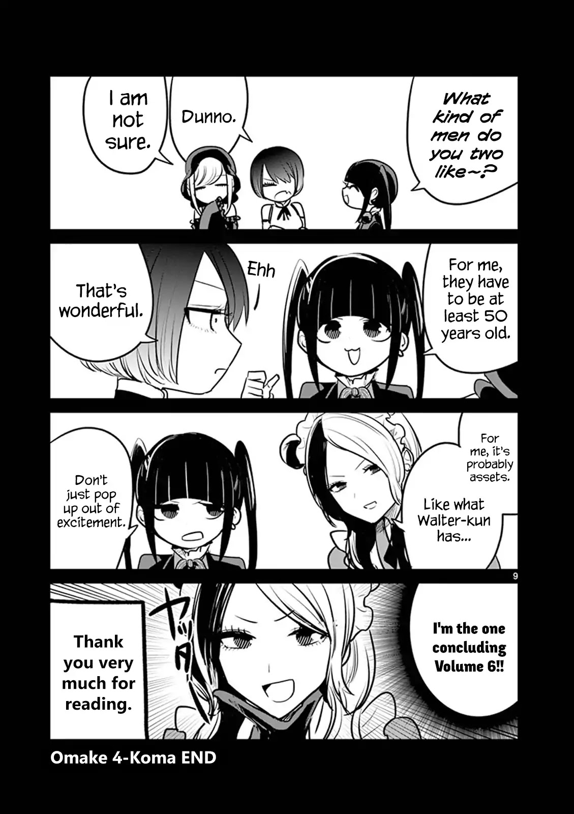 The Duke of Death and his Black Maid Chapter 82.5 page 11 - Chapter 82.5: V.6 Omake