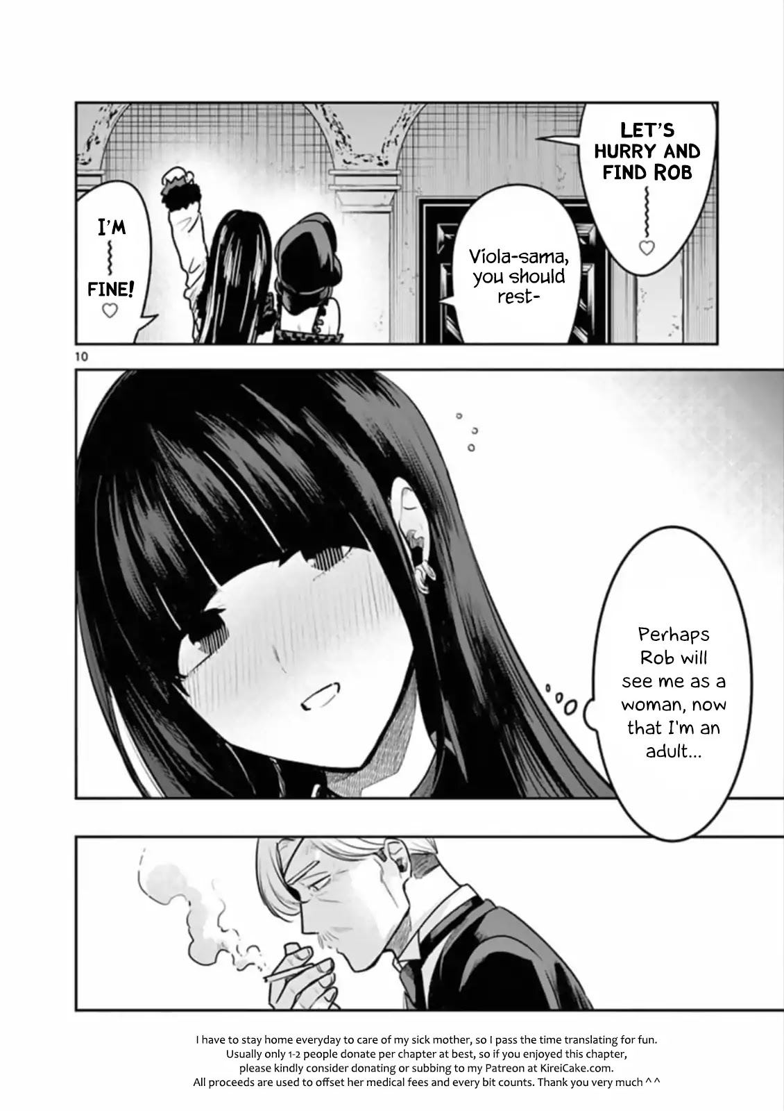The Duke of Death and his Black Maid Chapter 83 page 10 - Chapter 83: Cinderella (1)