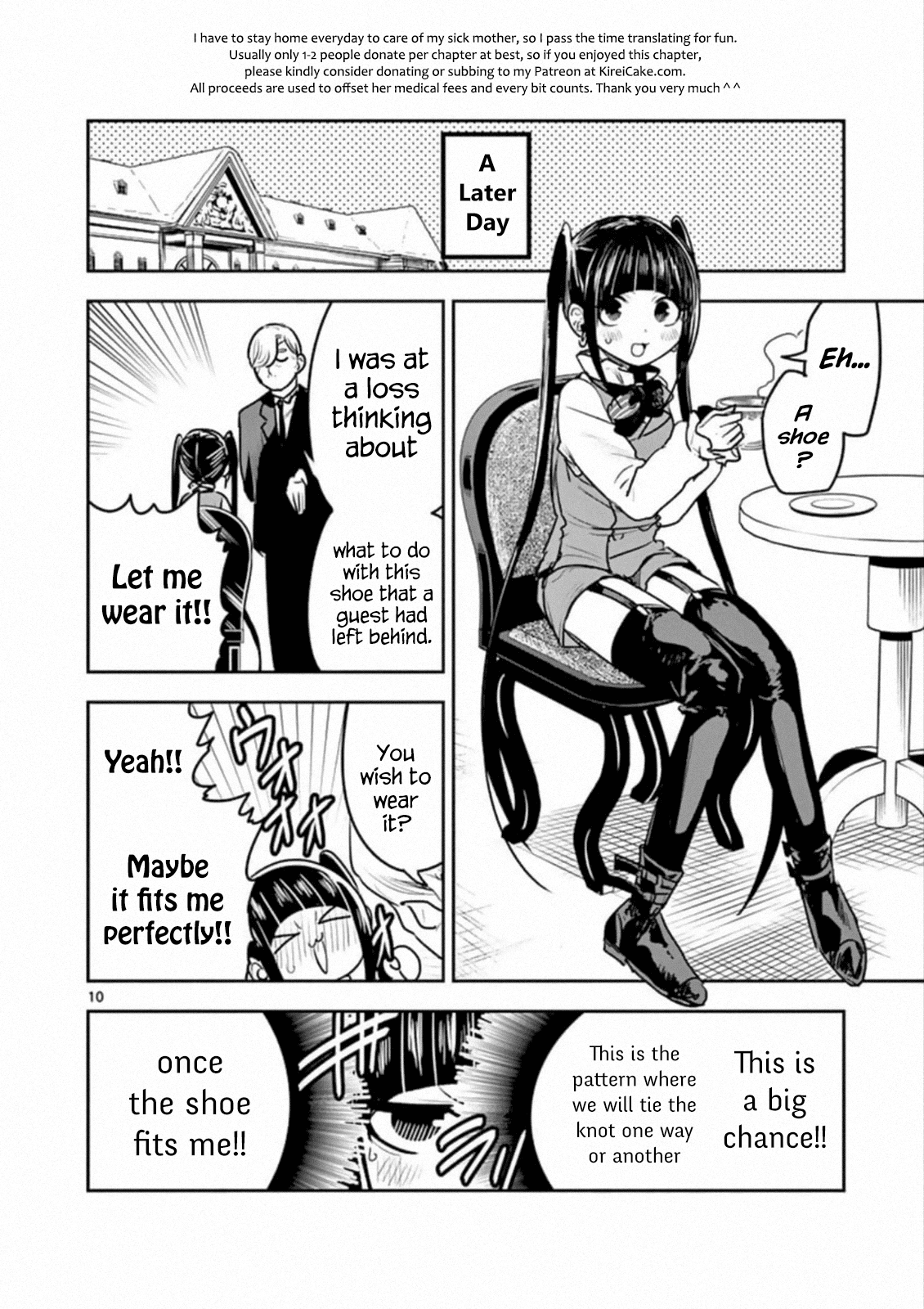 The Duke of Death and his Black Maid Chapter 84 page 10 - Chapter 84: Cinderella (2)