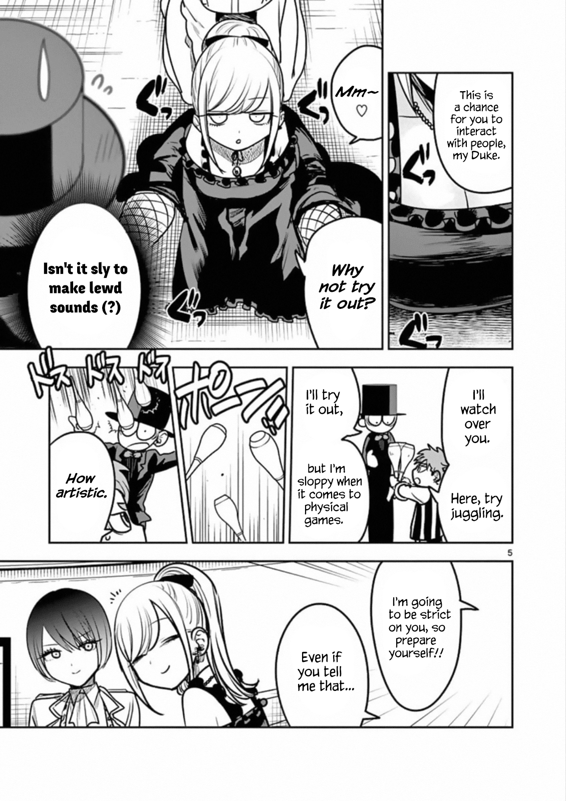 The Duke of Death and his Black Maid Chapter 87 page 5 - Chapter 87: Juggling