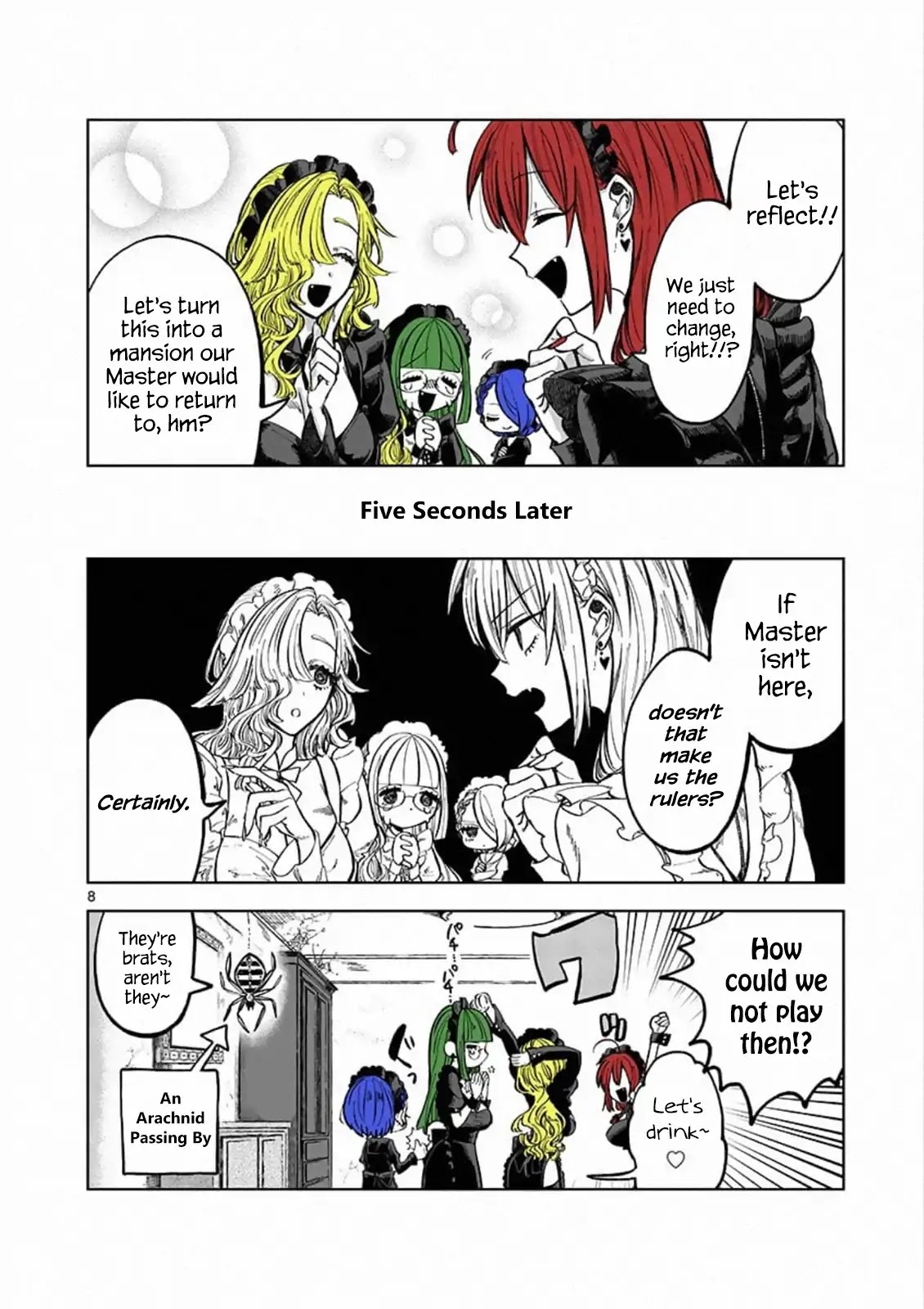The Duke of Death and his Black Maid Chapter 88.5 page 7 - Chapter 88.5: Extra: Master Isn't Returning!!